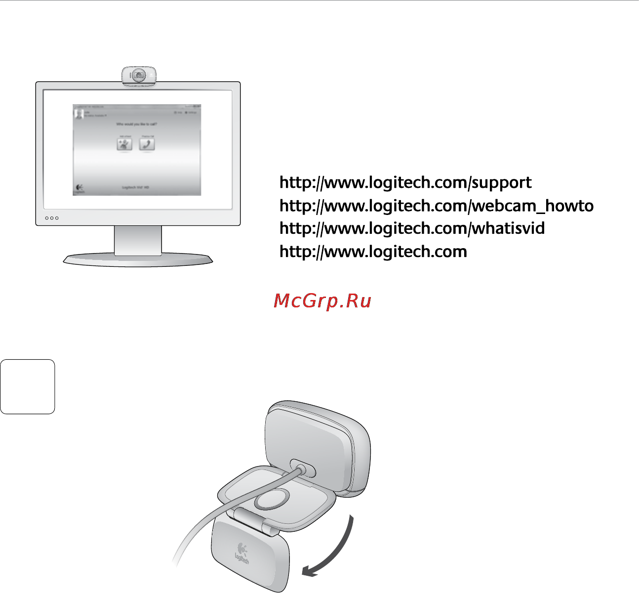 Logitech HD WEBCAM C525 [70/104] Täname et ostsite logitechi veebikaamera