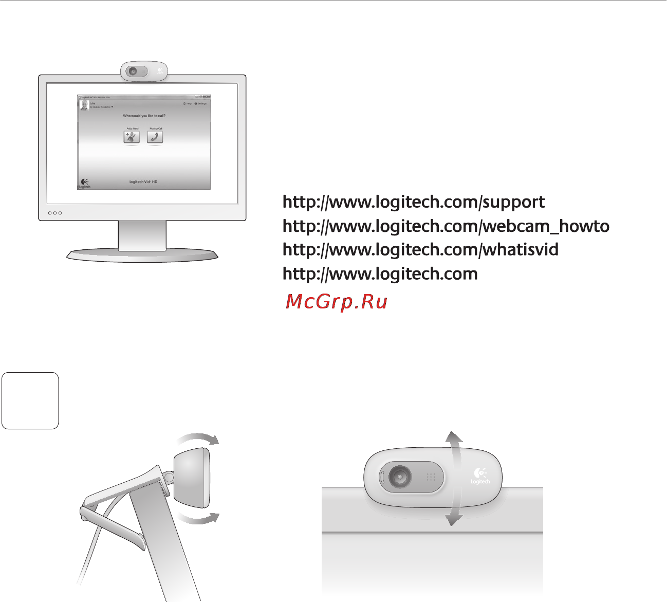 Logitech C270 (960-000810) [41/88] Instalarea camerei web