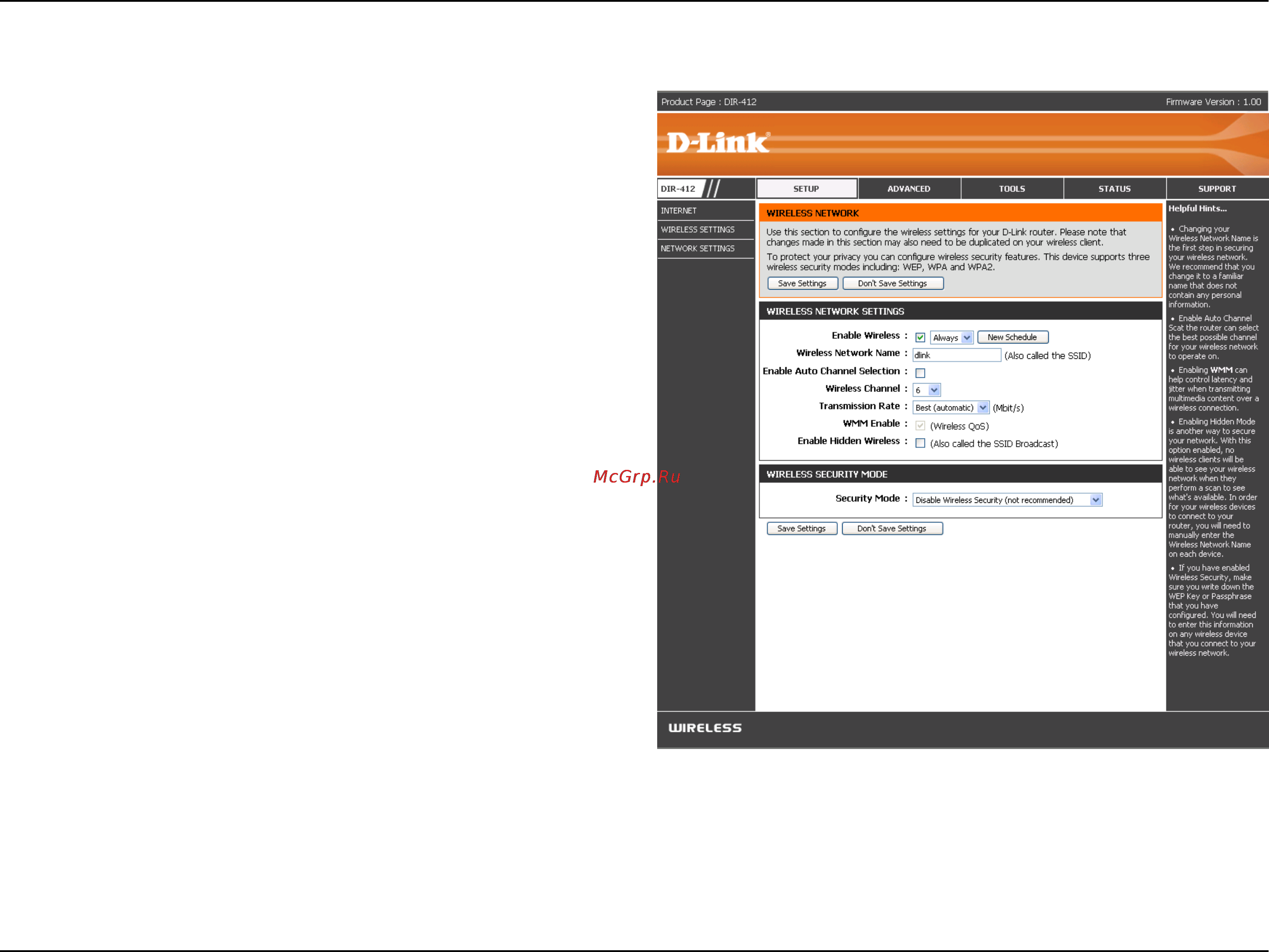 D-Link DIR-412 [43/101] Manual wireless network setup