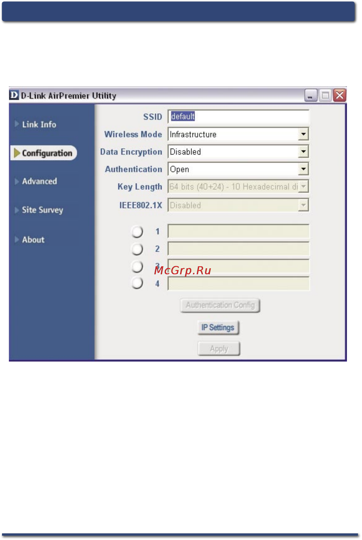 D-Link DWL-AG132 [11/17] Использование утилиты airpremier ag настройка