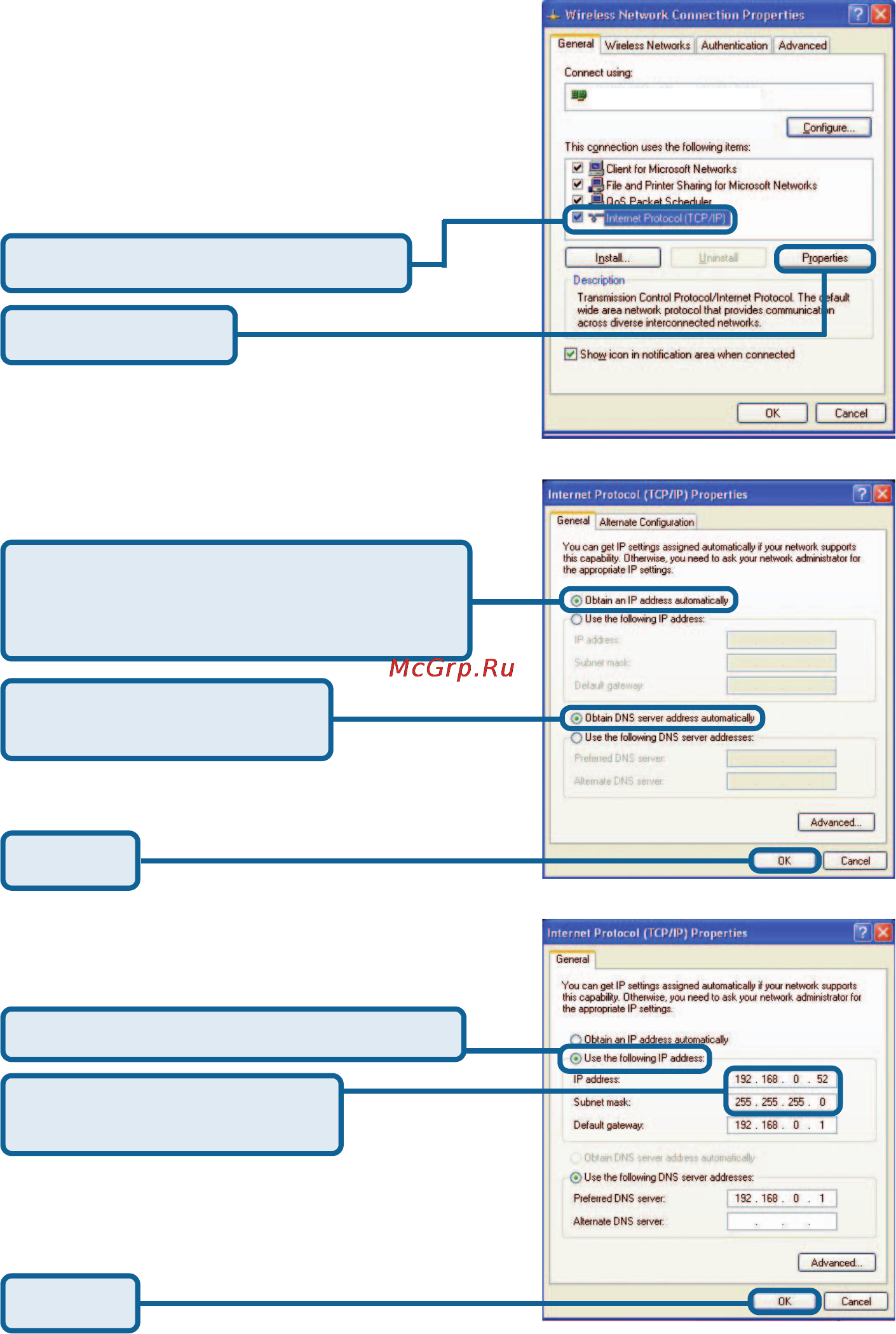 D-Link DWL-G650M [10/12] Appendix b ip address configuration appendix b ip address configuration appendix b ip address configuration appendix b ip address configuration appendix b ip address configuration