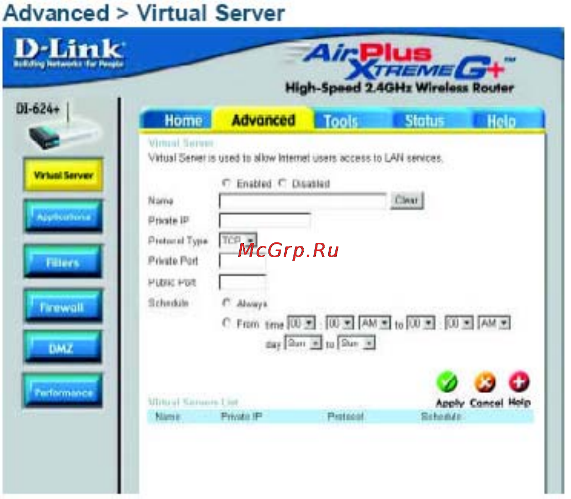D-Link DI-624+ [19/91] Использование меню настройки продолжение