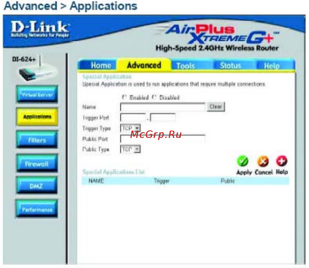 D-Link DI-624+ [21/91] Использование меню настройки продолжение