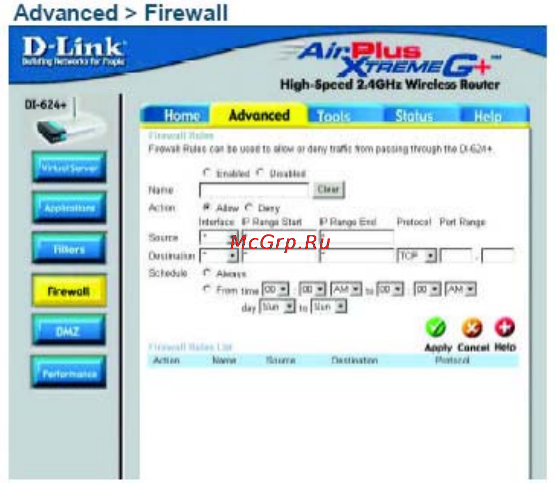 D-Link DI-624+ [26/91] Использование меню настройки продолжение