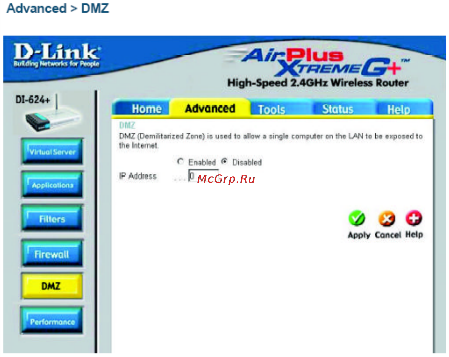 D-Link DI-624+ [27/91] Использование меню настройки продолжение