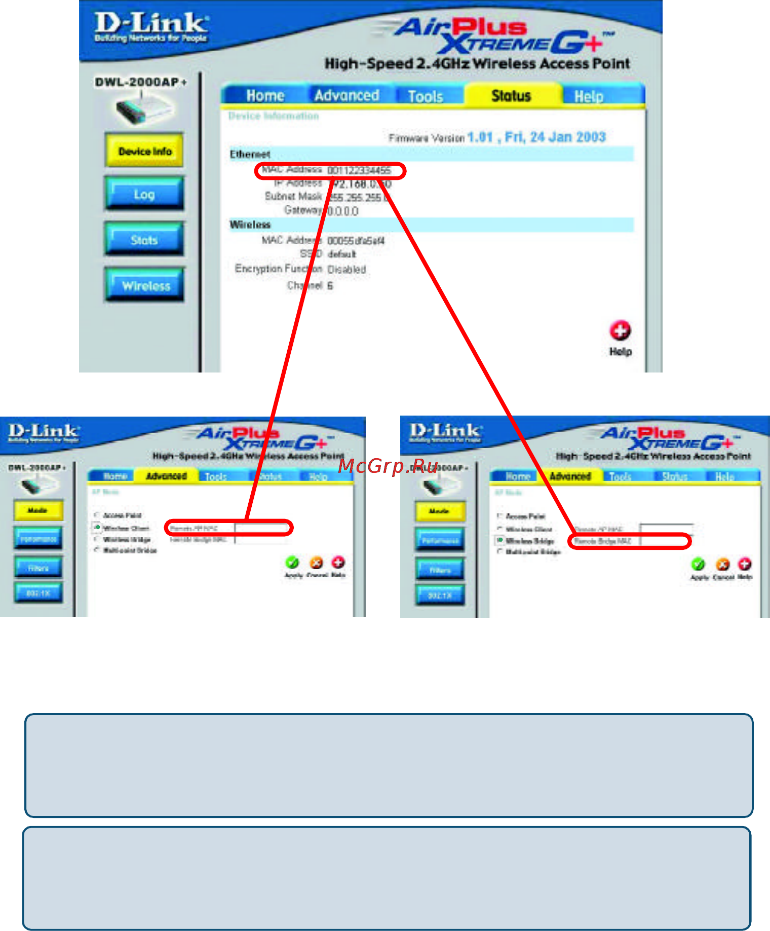 D-Link DWL-2000AP+ [18/53] Using the configuration menu continued