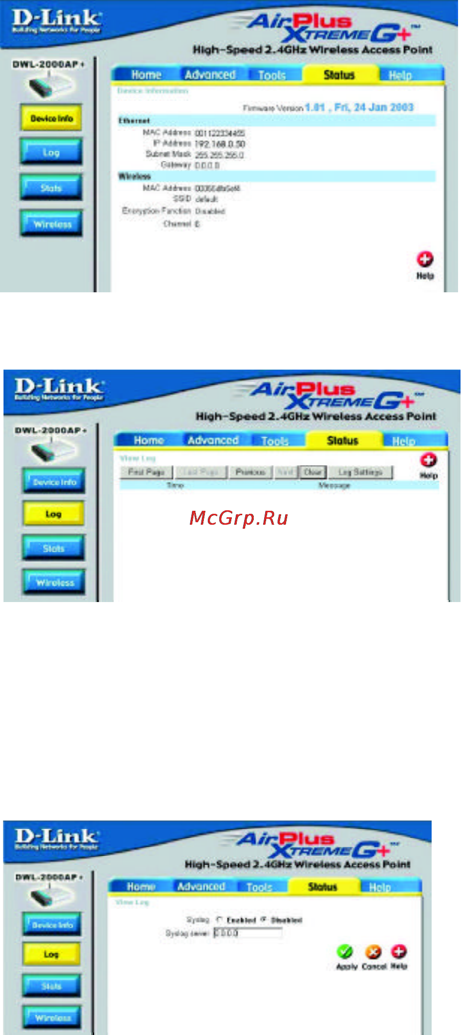 D-Link DWL-2000AP+ [23/53] Using the configuration menu continued