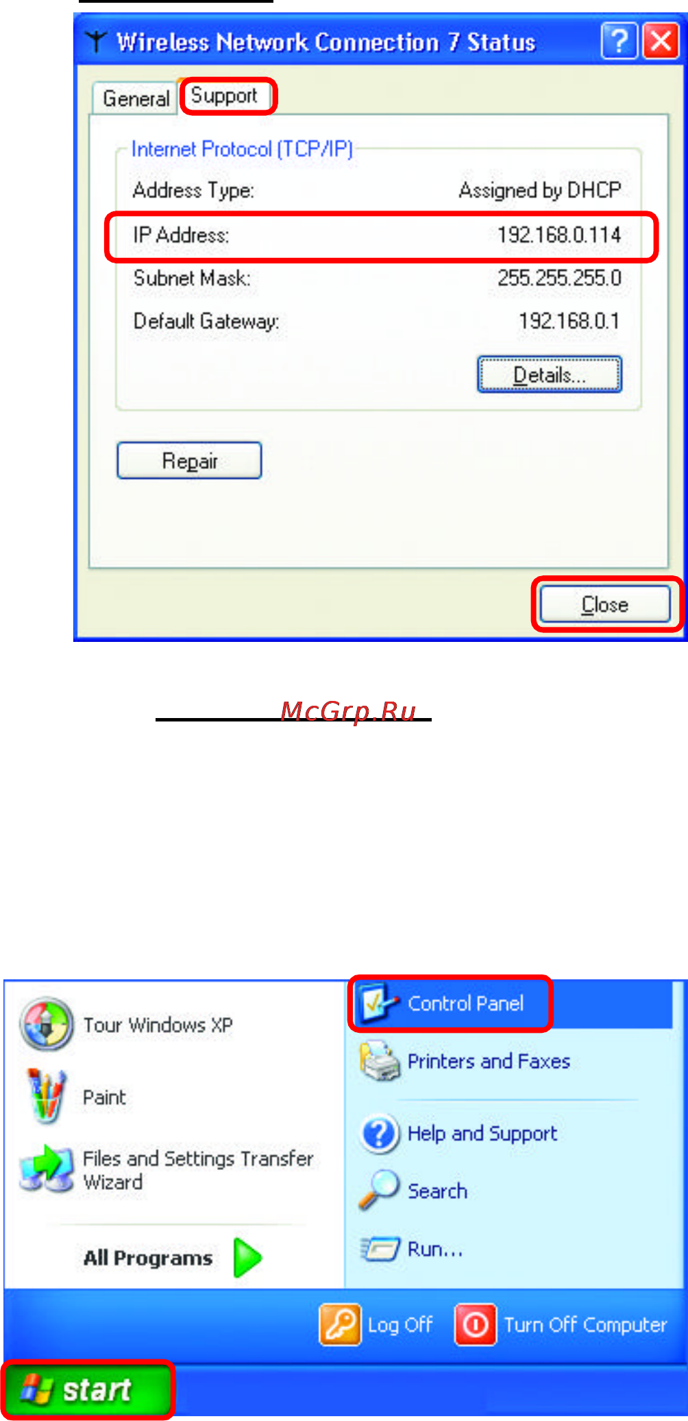 D-Link DWL-2000AP+ [34/53] Assigning a static ip address in windows xp 2000