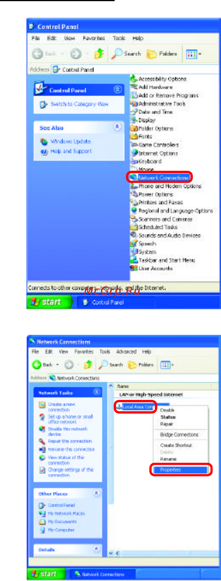D-Link DWL-2000AP+ [35/53] Networking basics continued assigning a static ip address in windows xp 2000