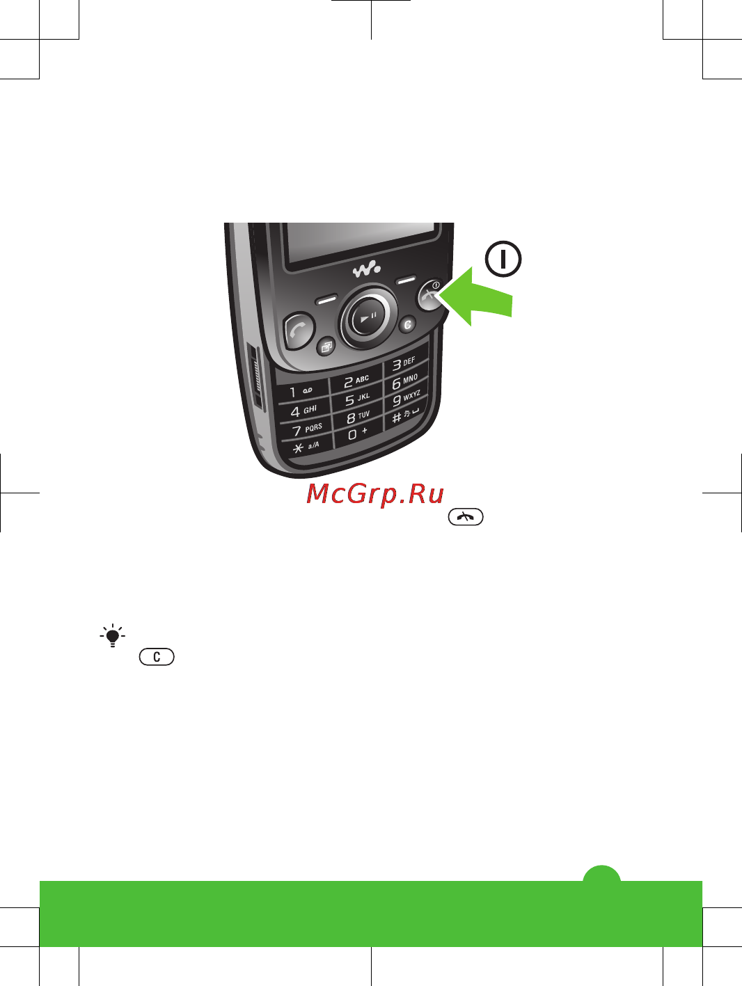 SonyEricsson W20I J/Black [7/40] Включение телефона