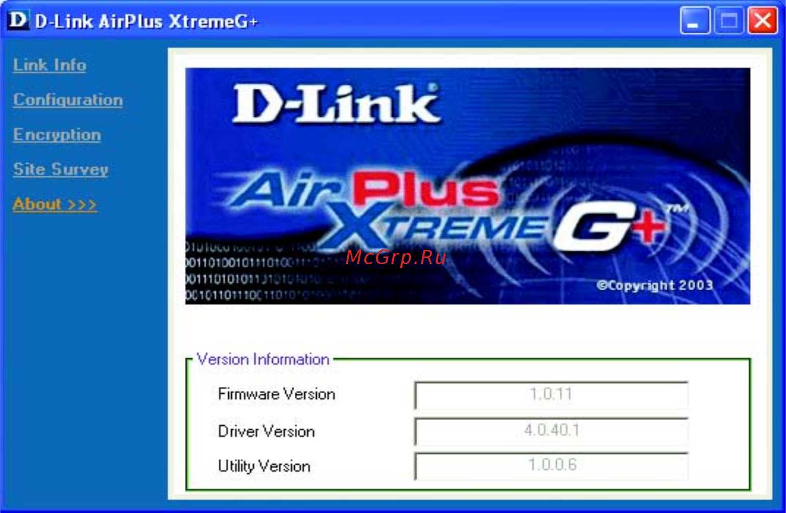 D-Link DWL-G520+ [19/43] Configuration utility
