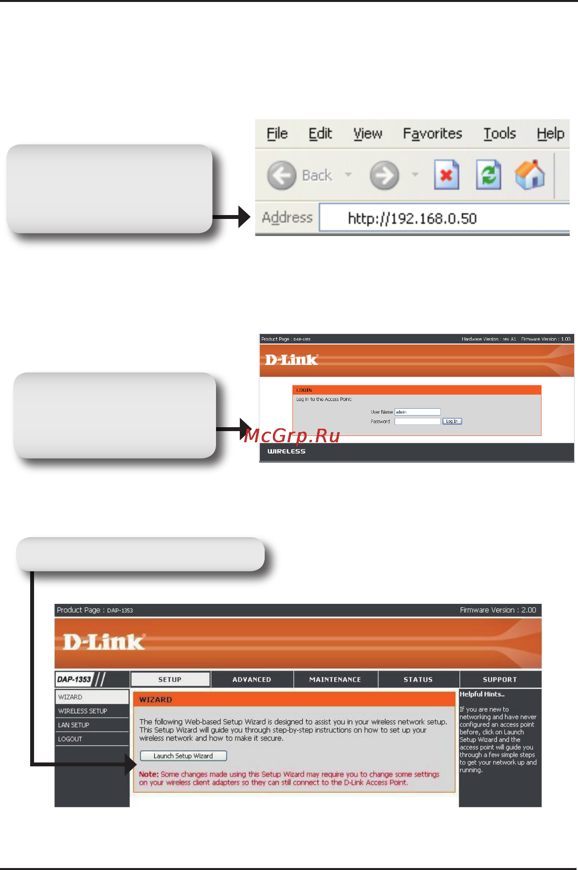 D-Link DAP-1353 [21/78] Установки wireless security