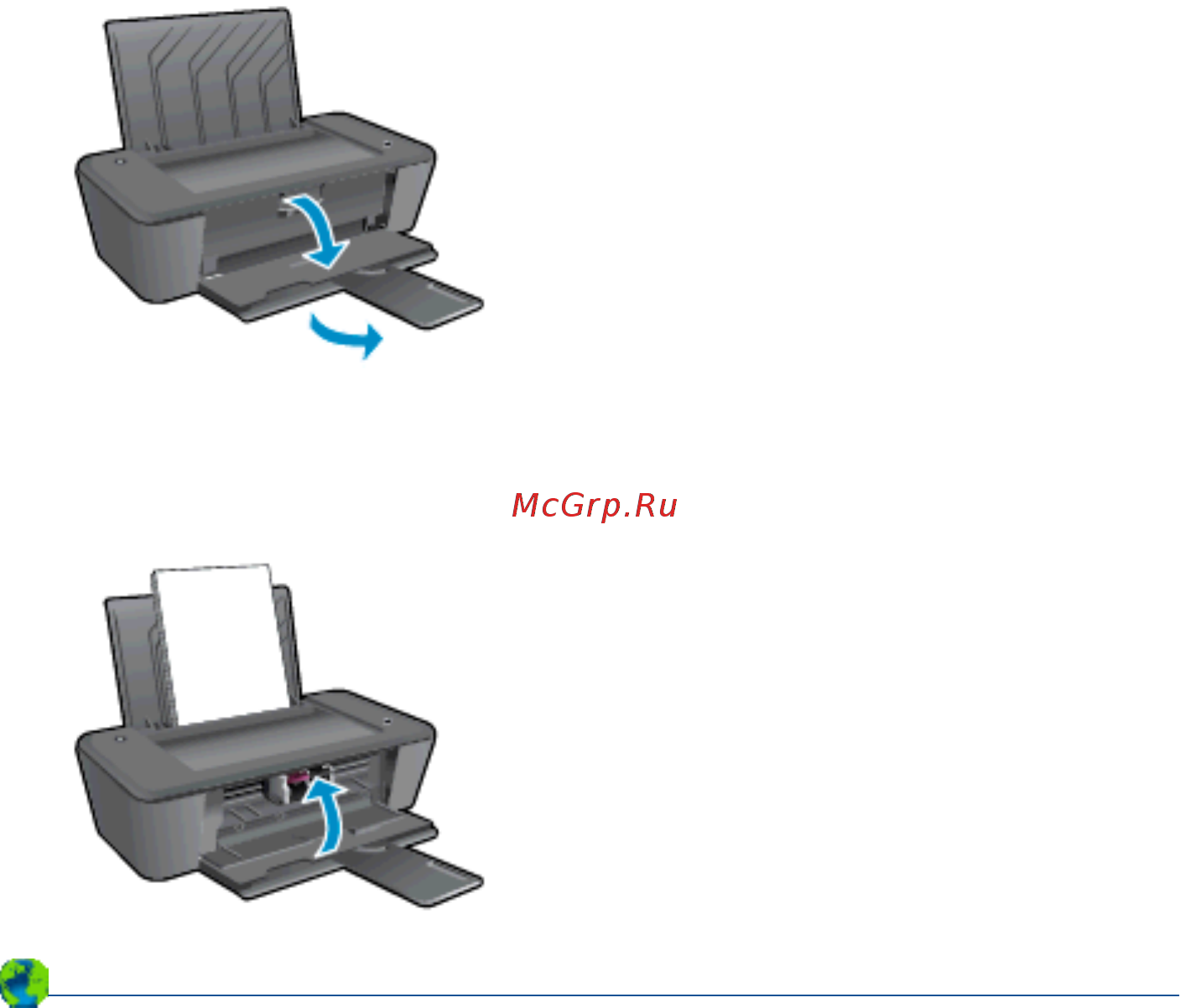 HP Deskjet Ink Advantage 1015 [55/78] Подготовка лотков