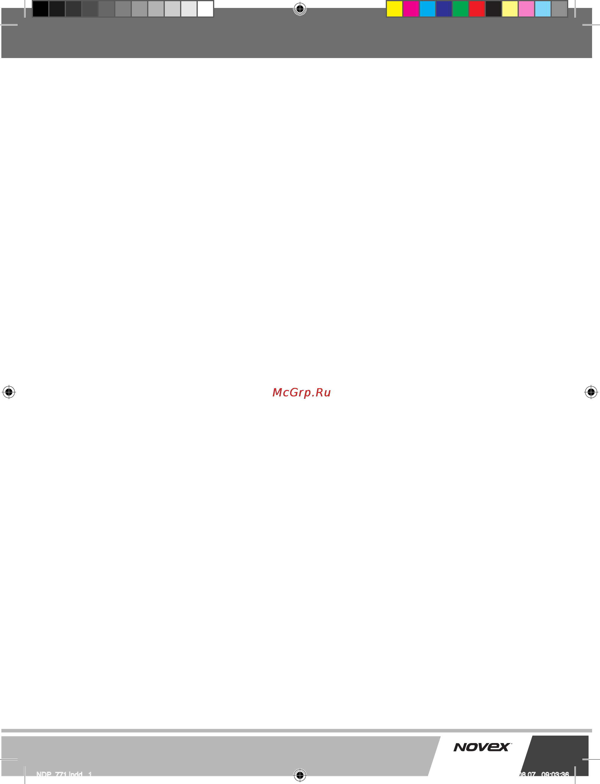 Novex NDP-771 [2/25] Manual_ndp_771 pdf