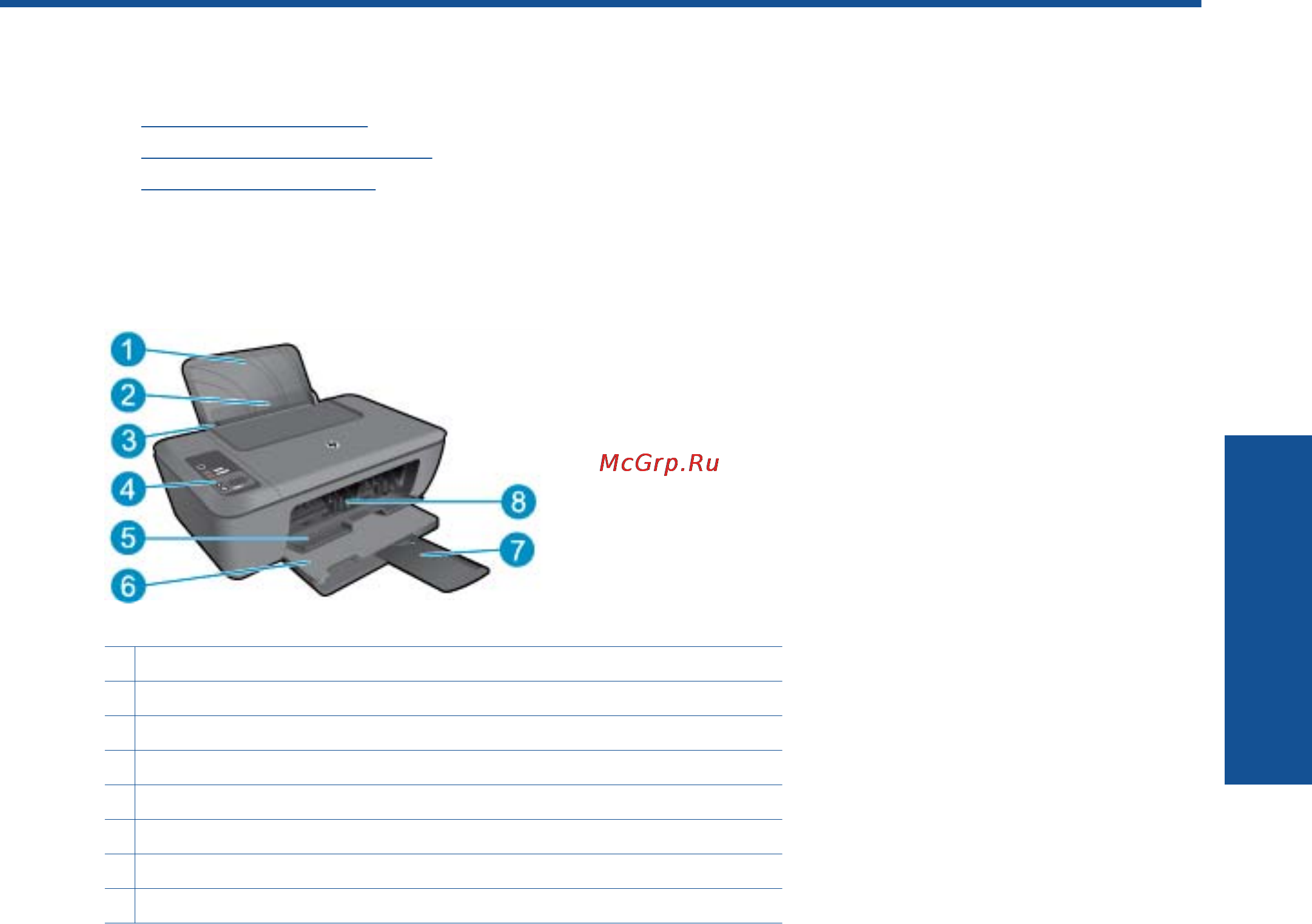HP Deskjet Ink Advantage 2515 All-in-One [7/54] Индикаторы состояния