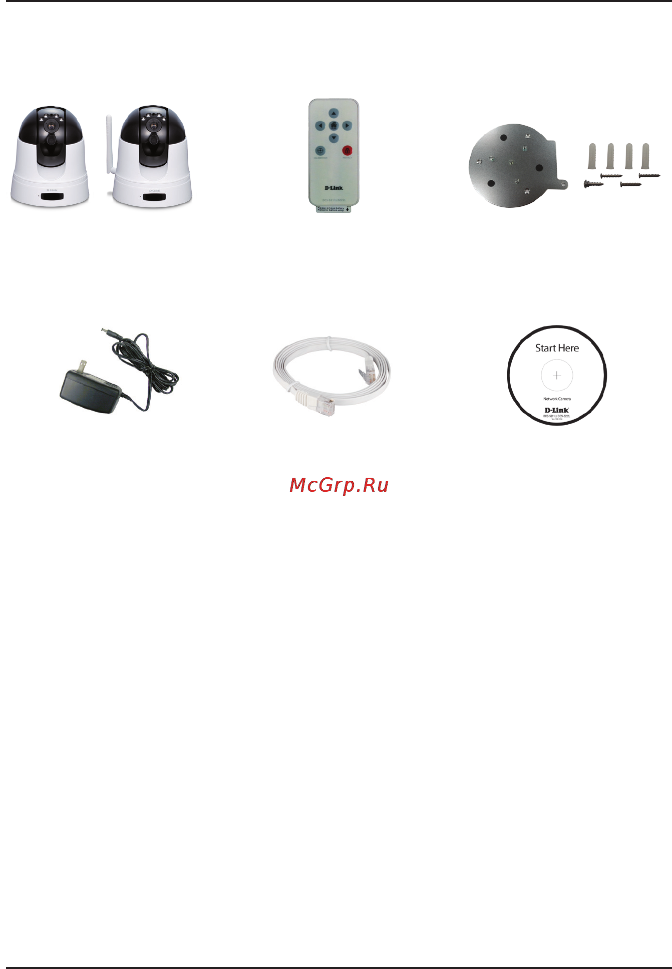 D-Link DCS-5222L [2/7] Перед началом установки