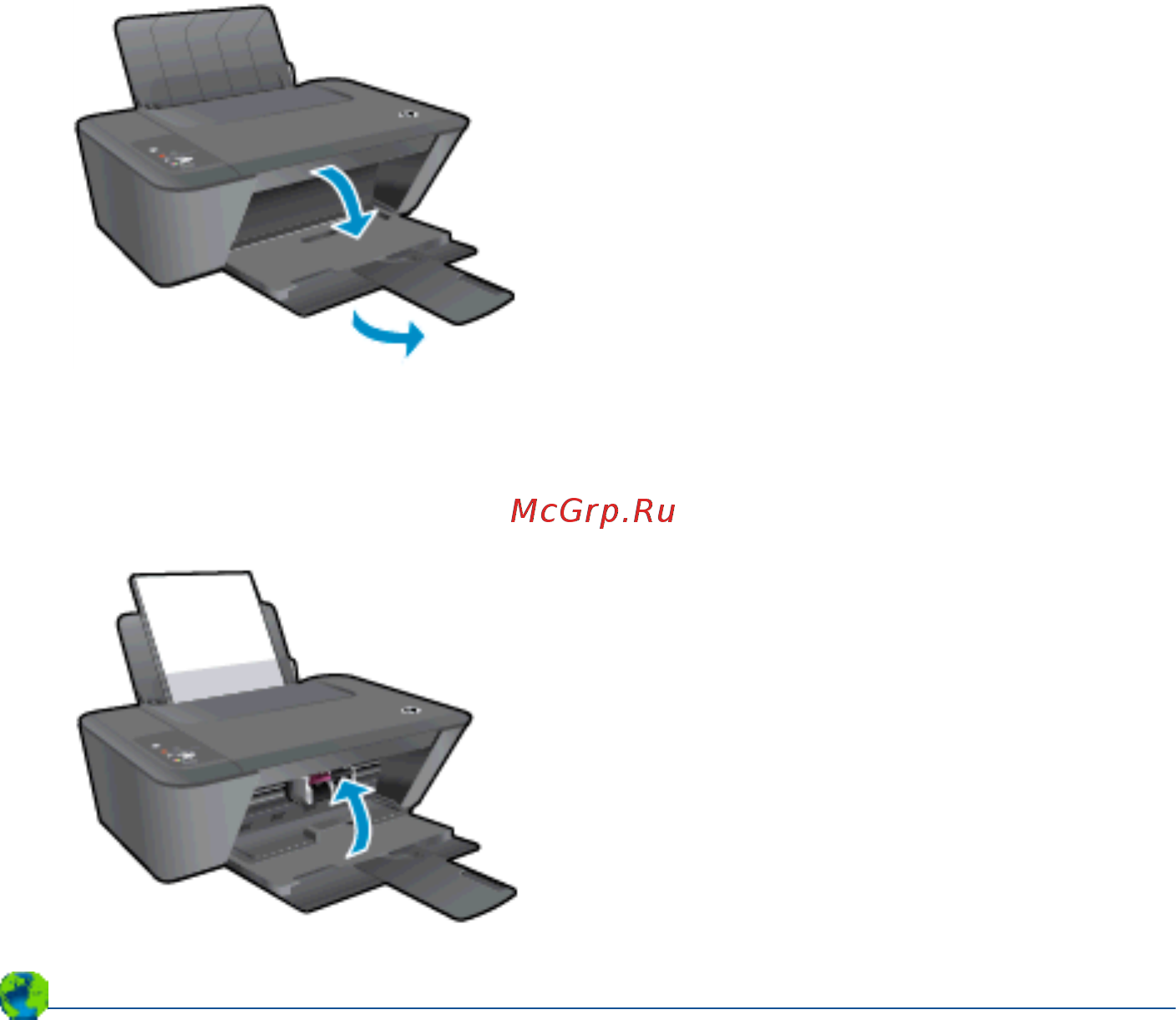 HP Deskjet 1510A [67/92] Подготовка лотков