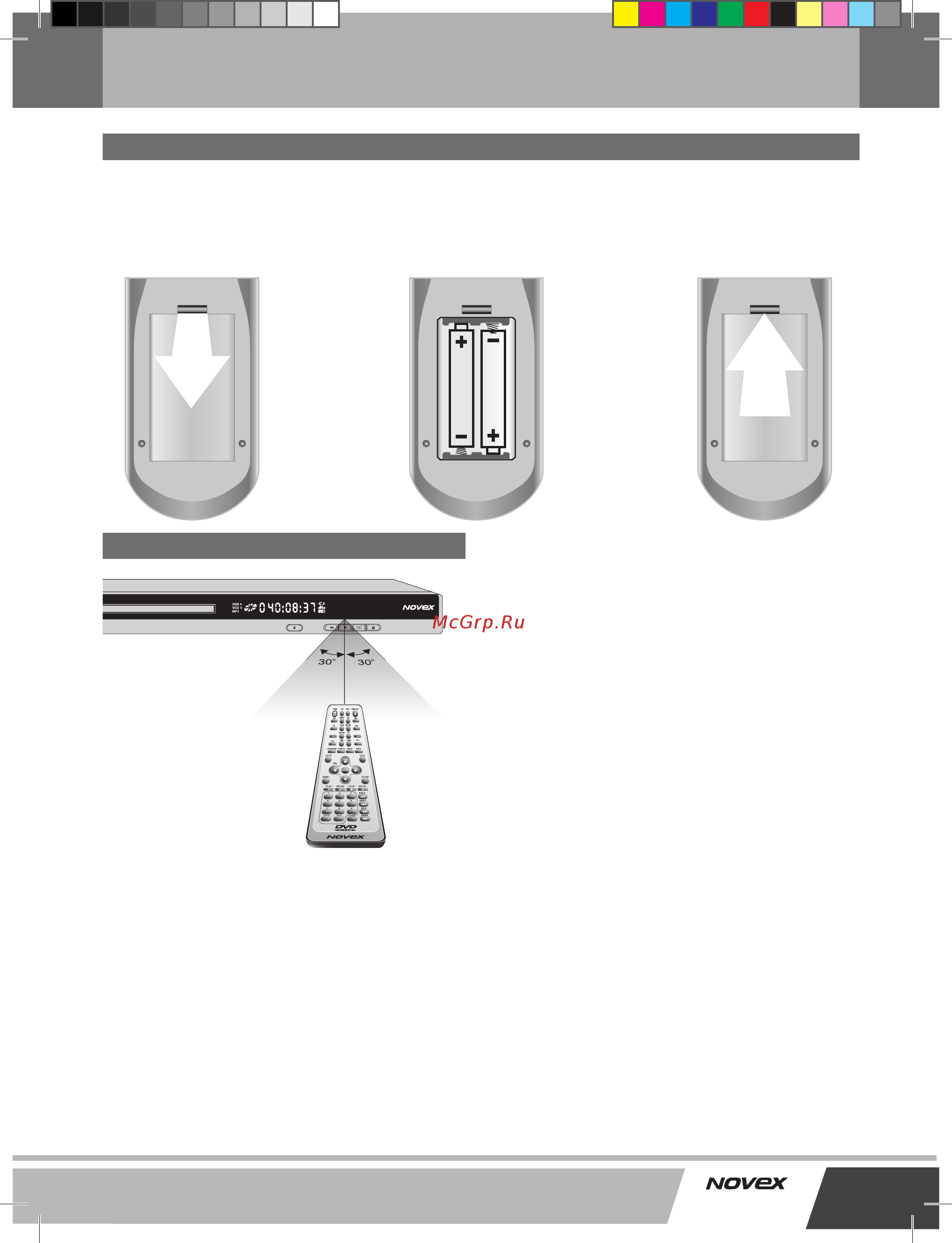 Novex ND-9162 [12/25] Пульт дистанционного управления пду