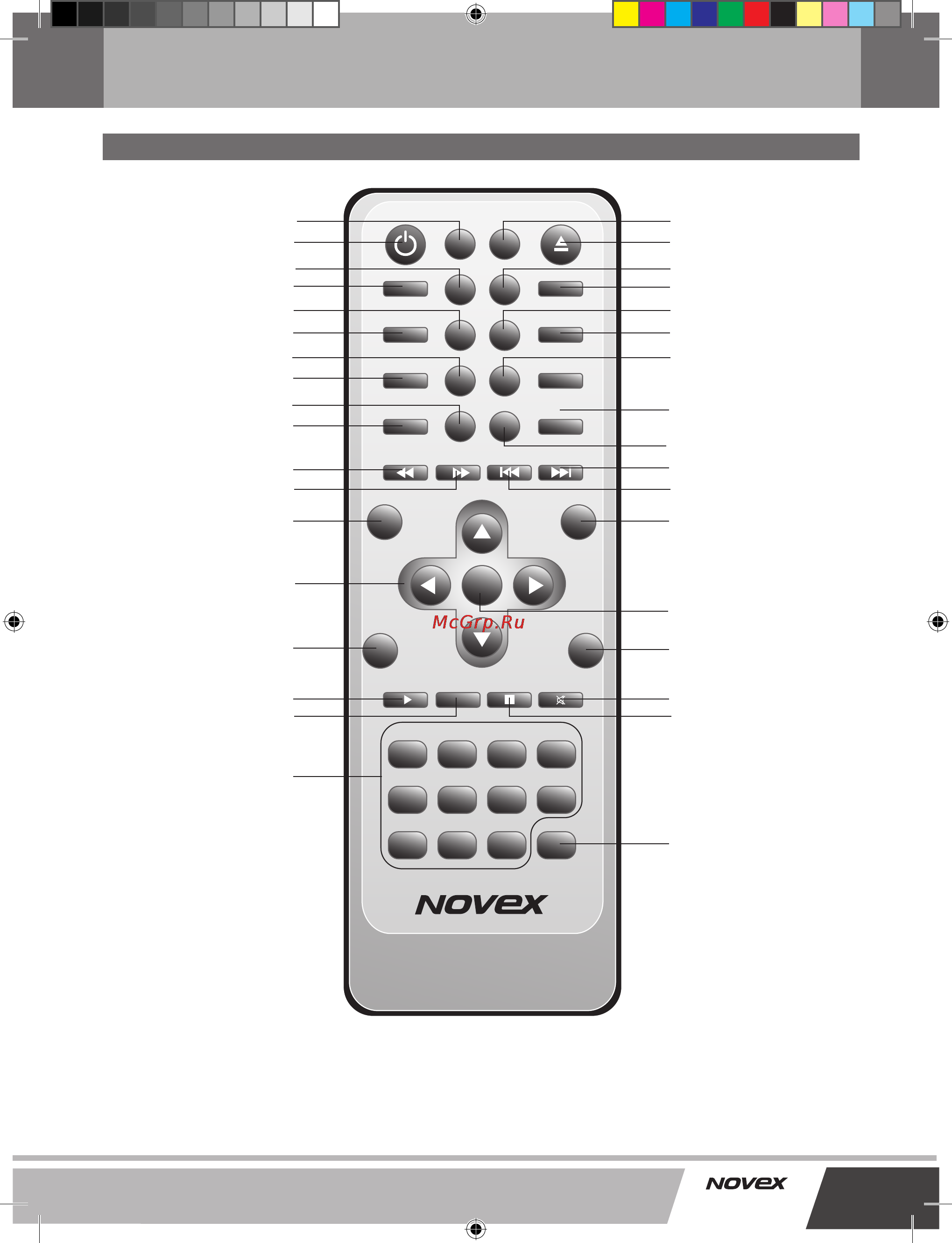 Novex ND-9102 [10/25] Пульт дистанционного управления пду