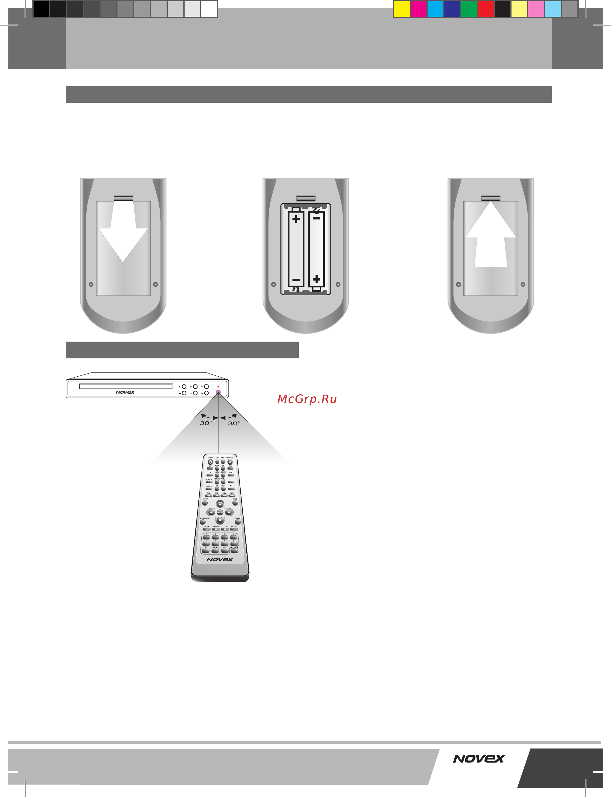 Novex ND9101 M [12/29] Пульт дистанционного управления пду