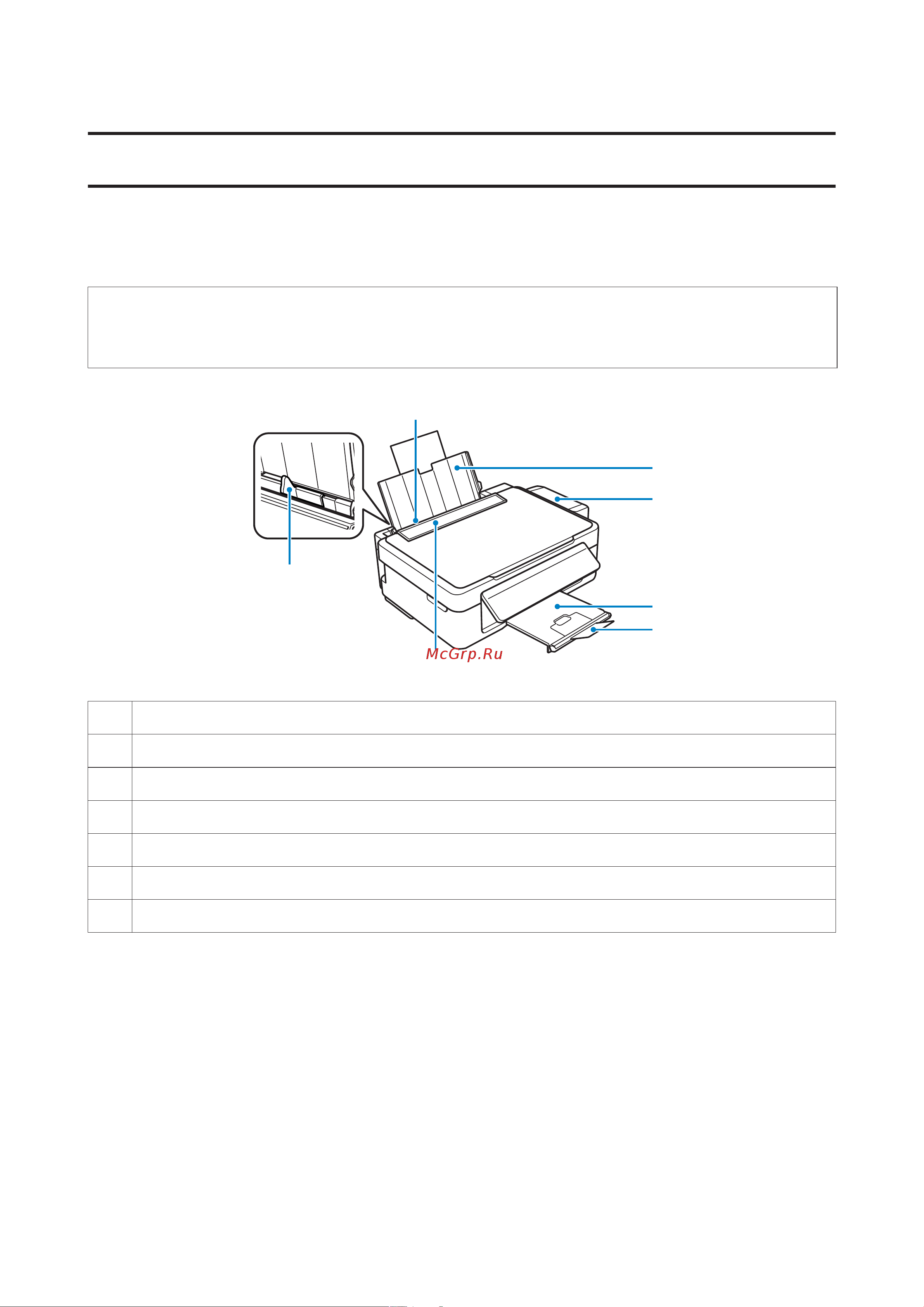 Epson L355 [13/121] Детали устройства