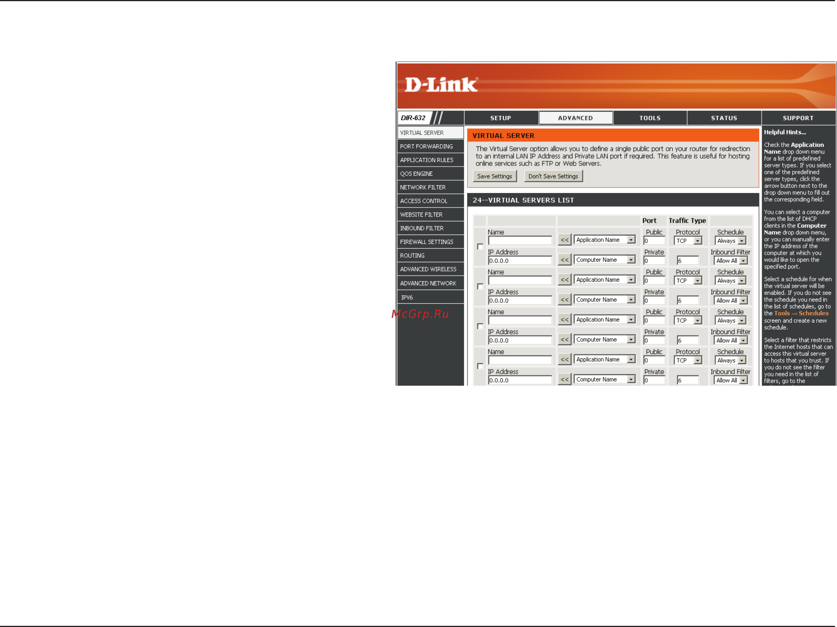 D-Link DIR-632 [37/116] D link dir 632 user manual