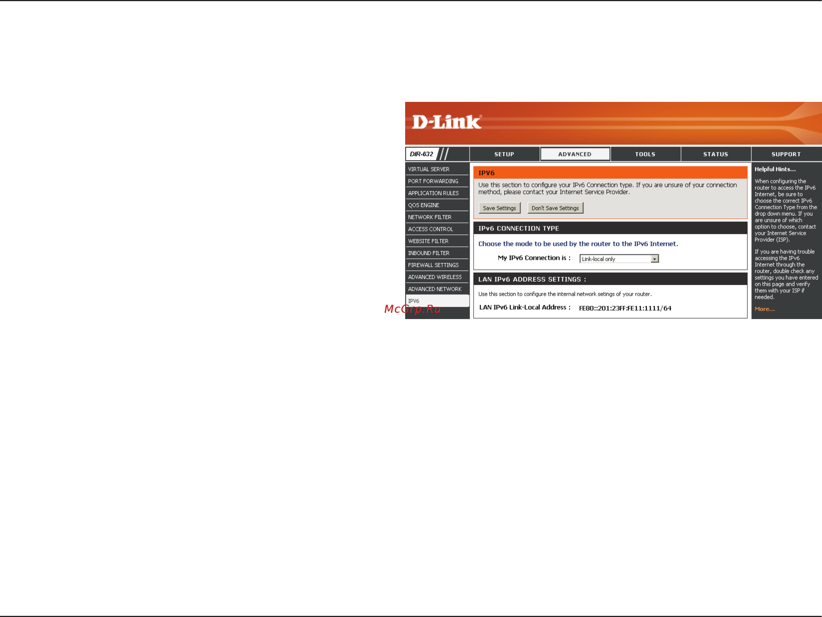 D-Link DIR-632 [51/116] Link local connectivity