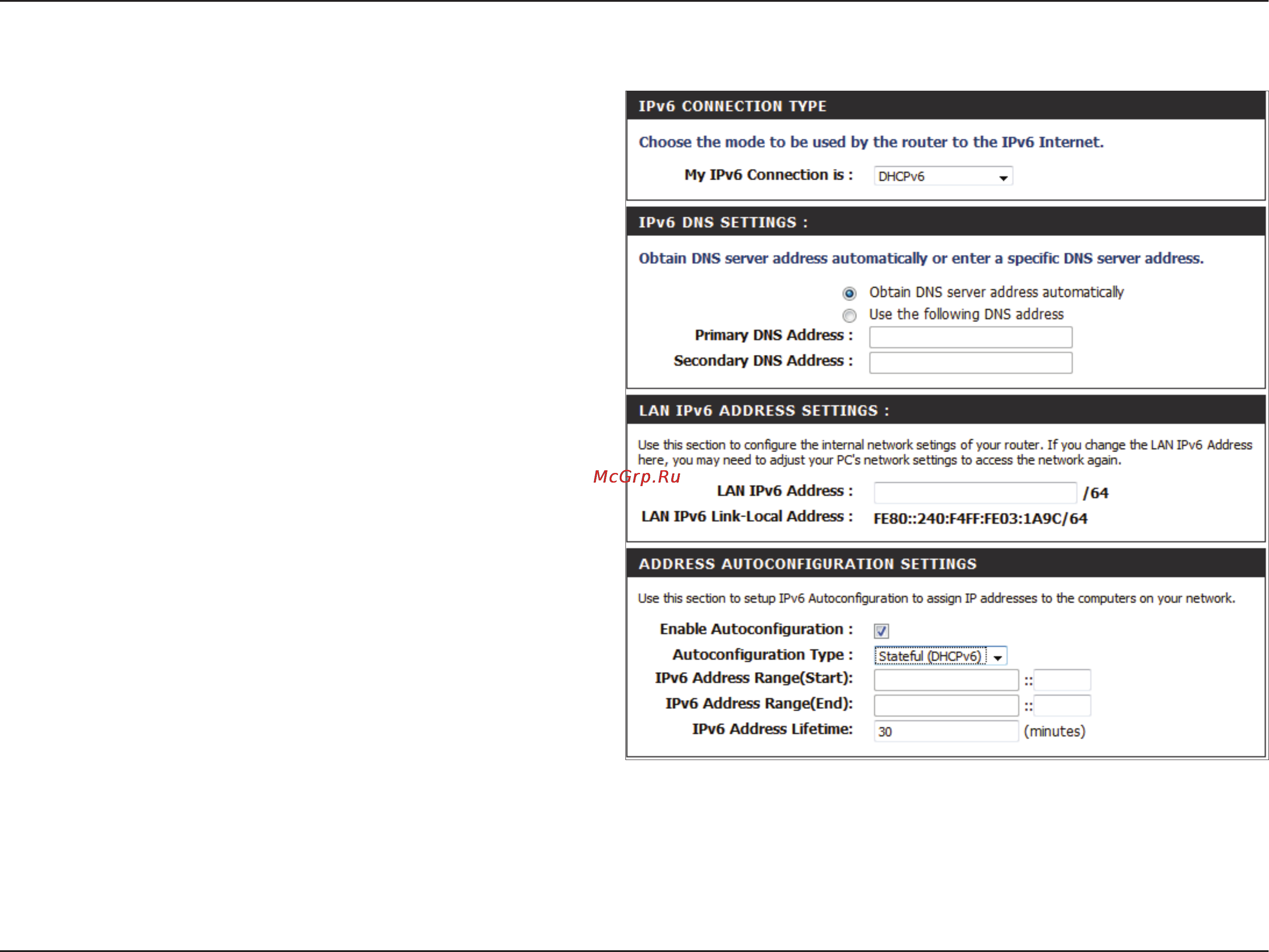 D-Link DIR-632 [54/116] Dhcpv6 stateful