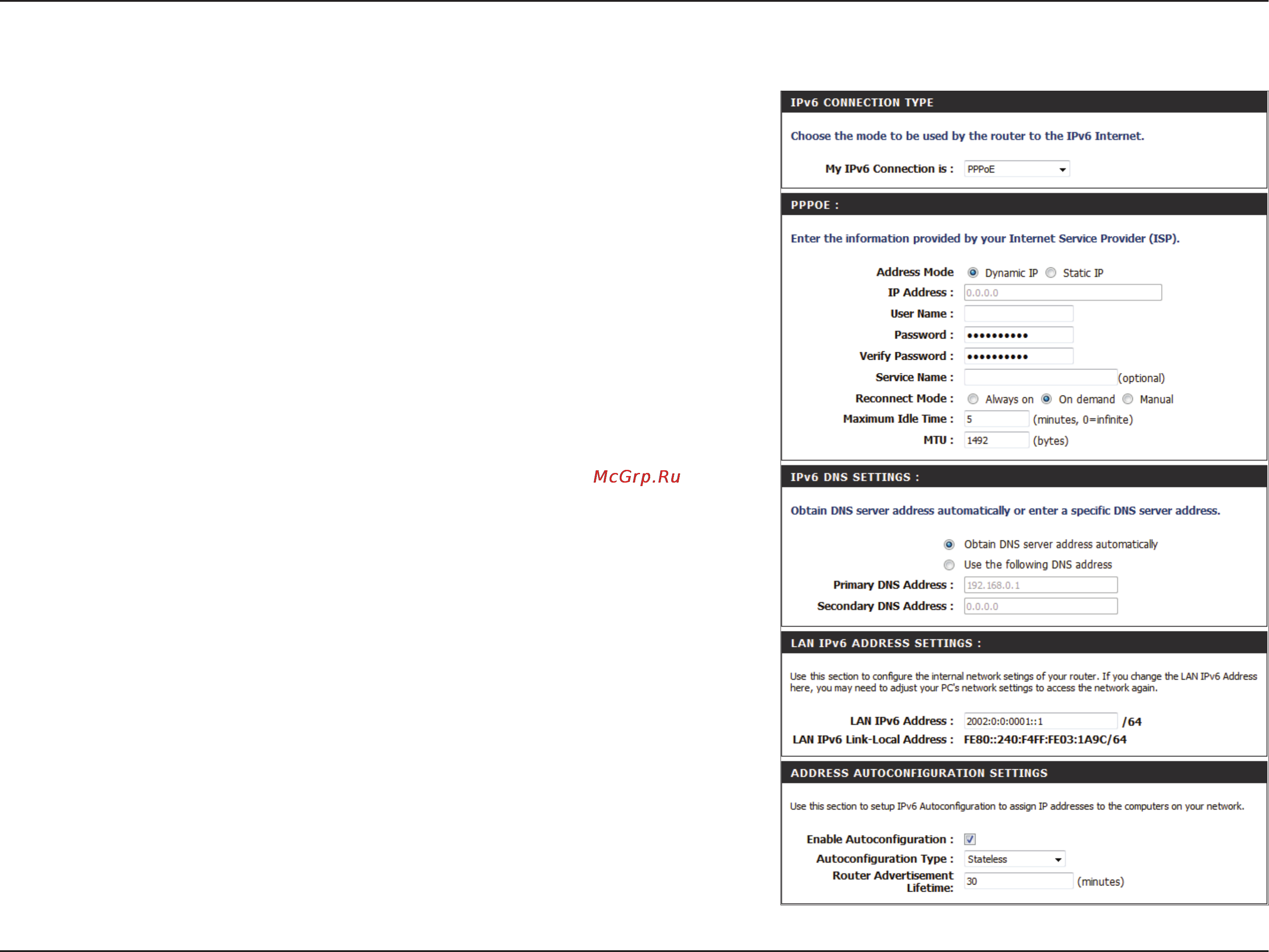 D-Link DIR-632 [58/116] Ipv6 over pppoe stateless