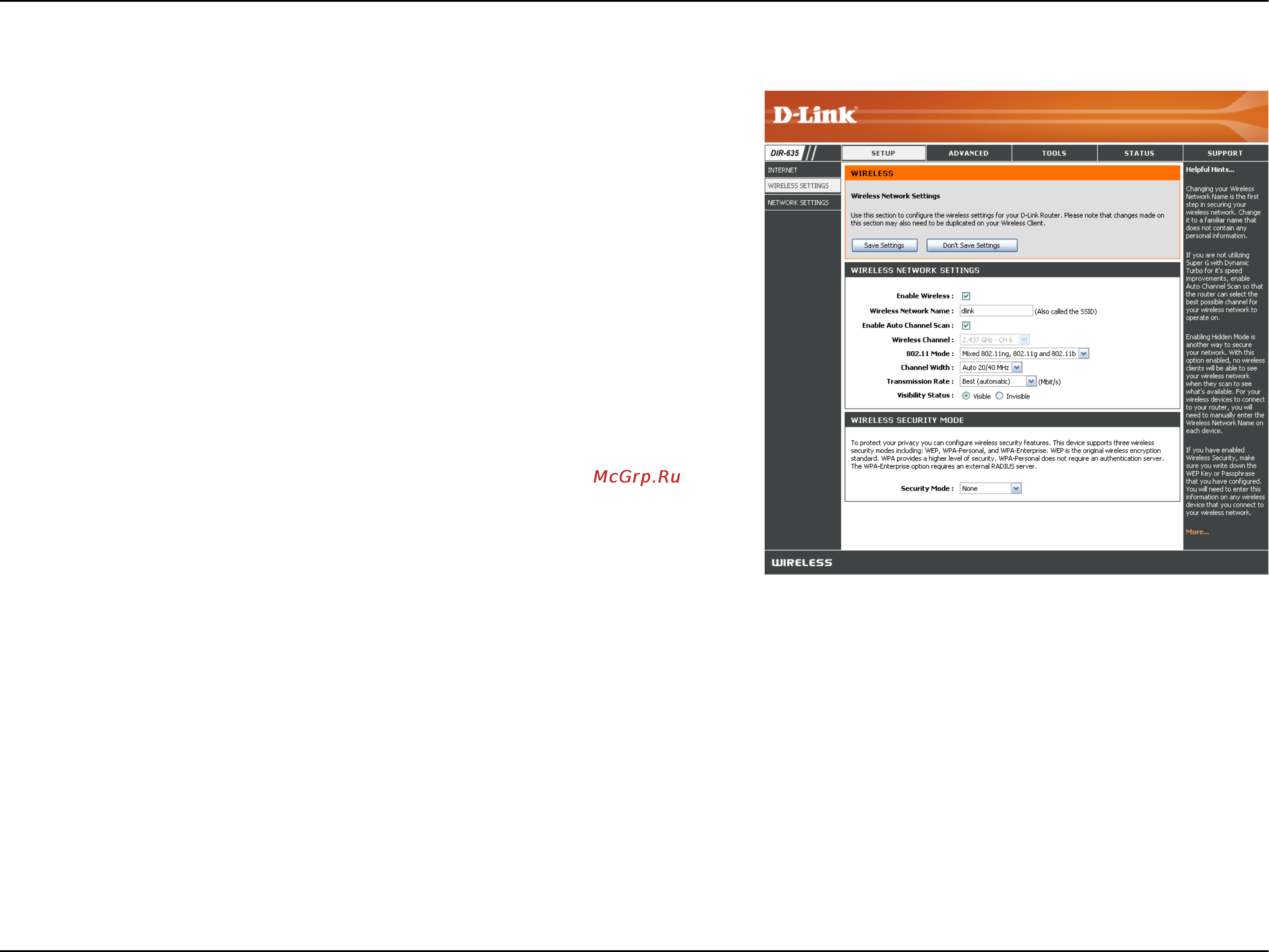 D-Link DIR-635 [25/86] Wireless settings