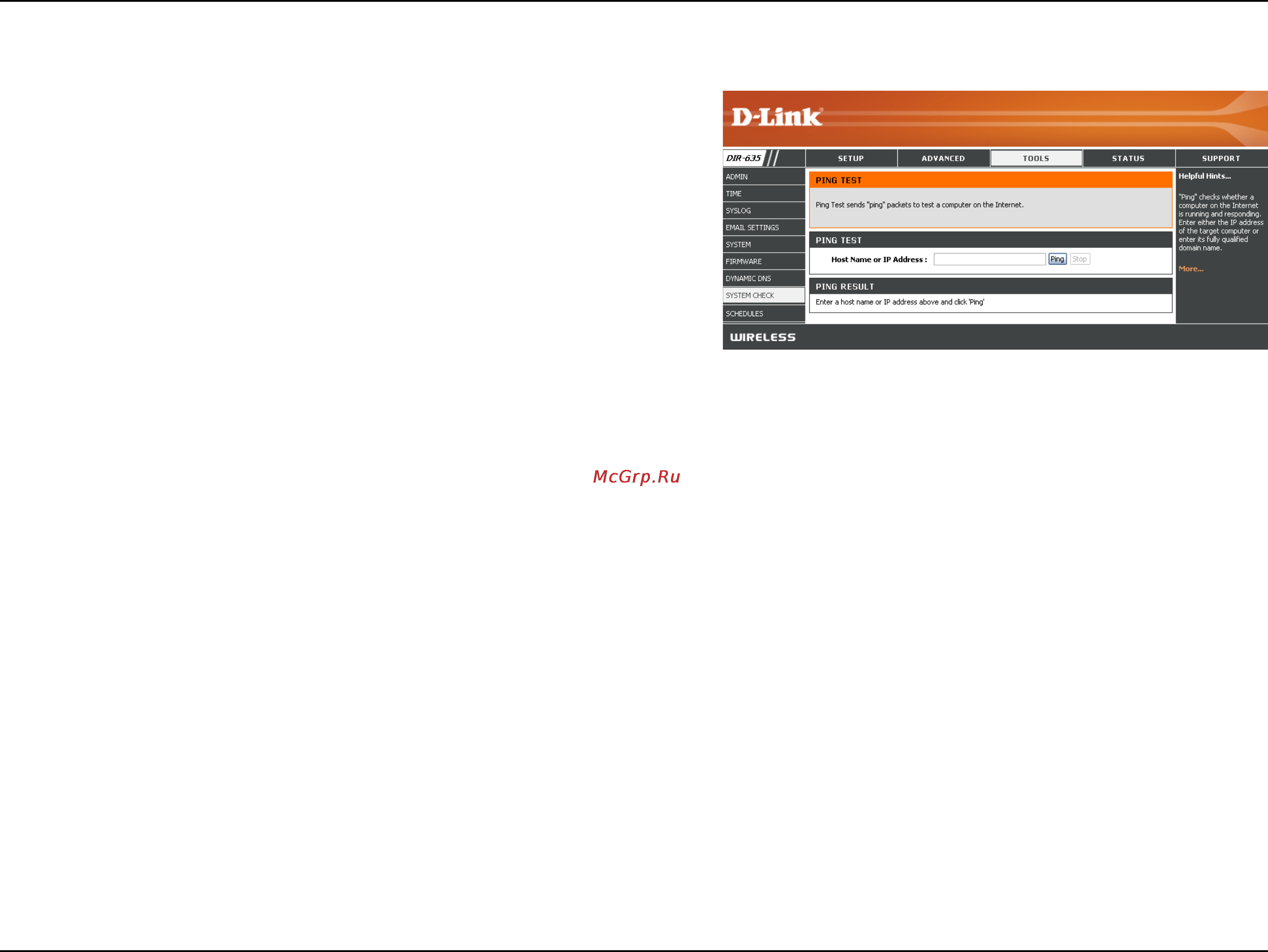 D-Link DIR-635 [52/86] System check