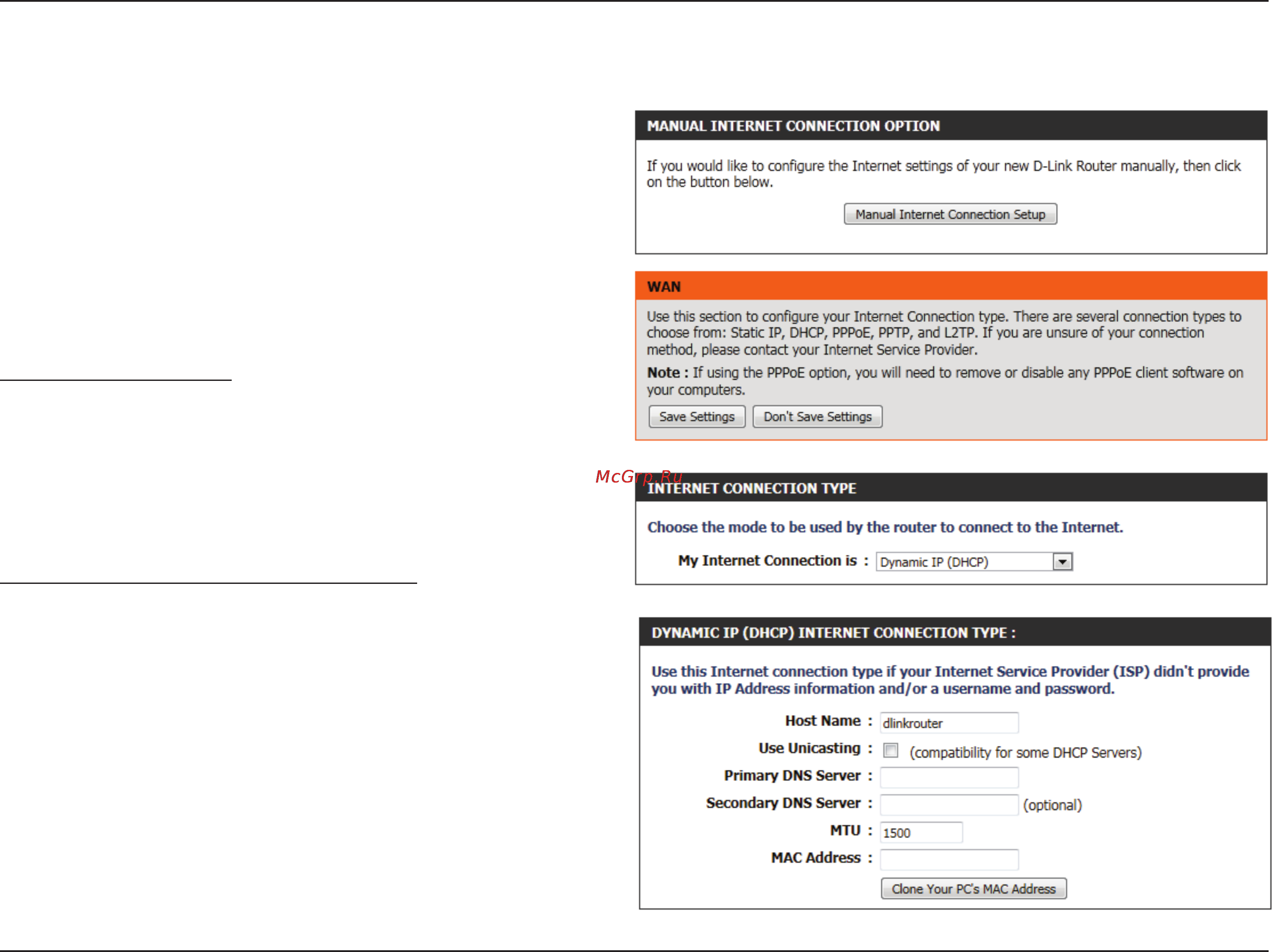 D-Link DIR-645 [24/134] Manual configuration