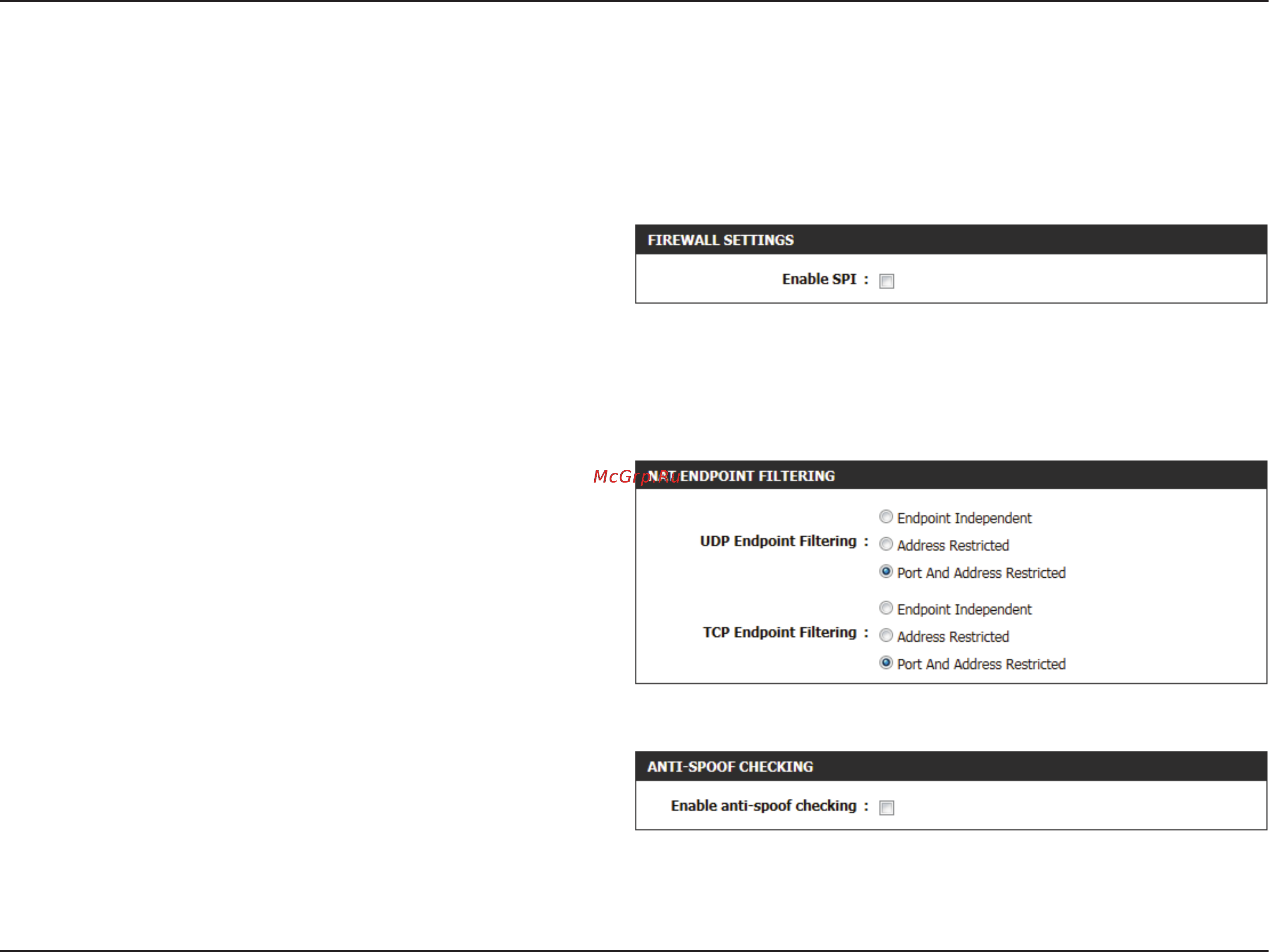 D-Link DIR-645 [81/134] Firewall settings