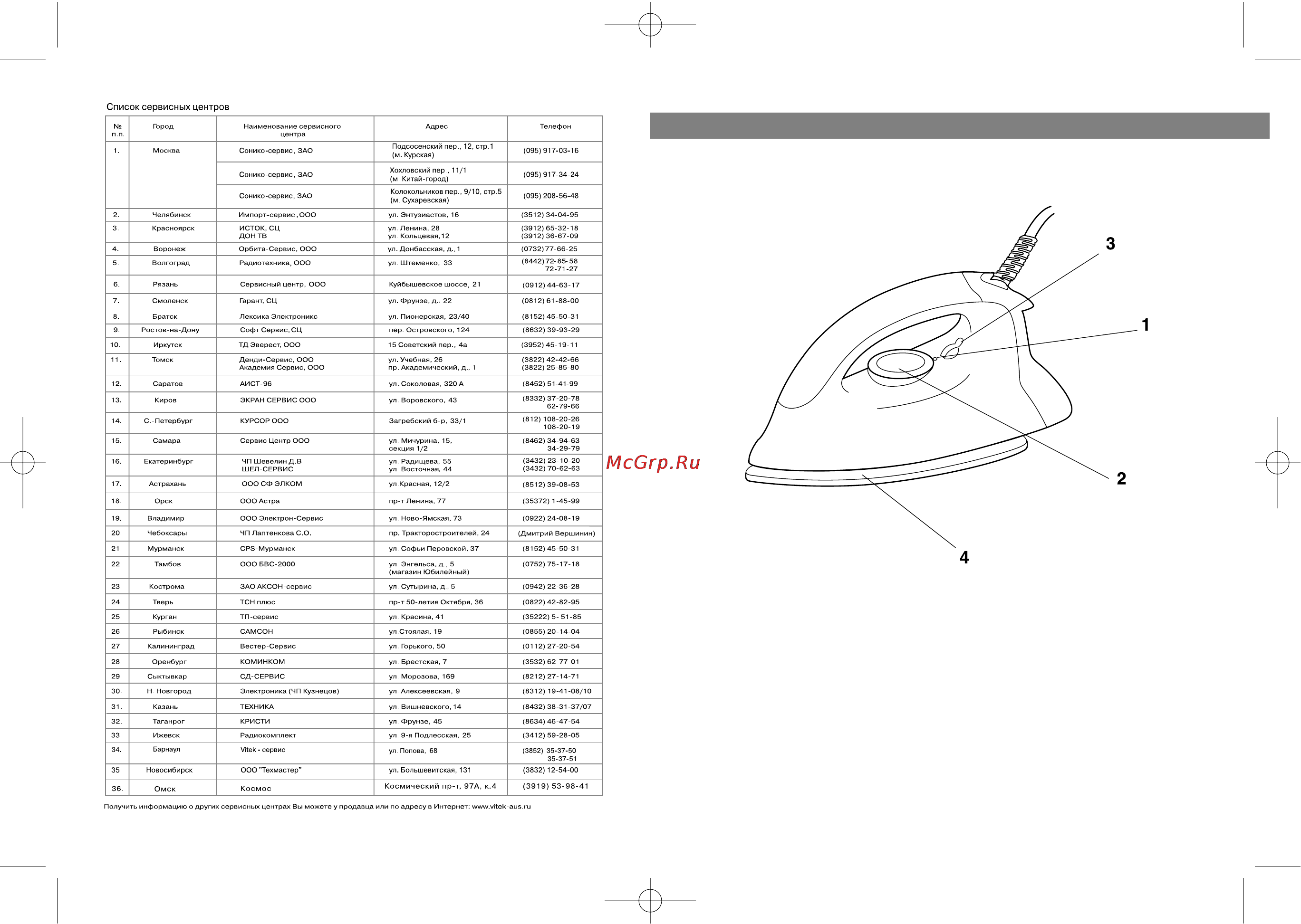 Vitek VT-1202 [3/8] English
