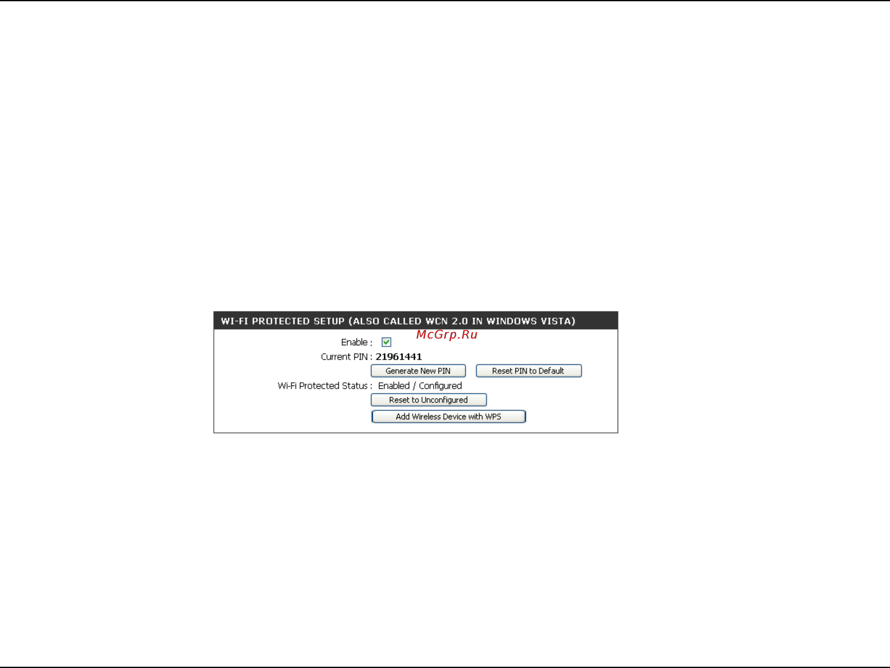 D-Link DIR-685 [121/149] Connect using wcn 2 in windows vist