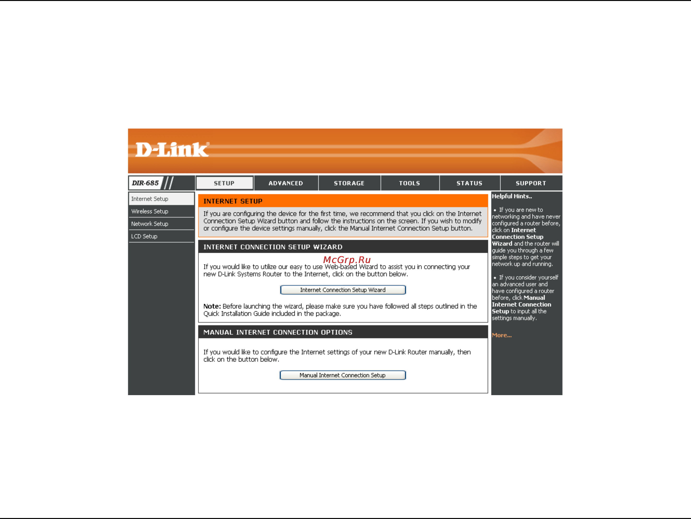 D-Link DIR-685 [36/149] Internet connection setup wizard