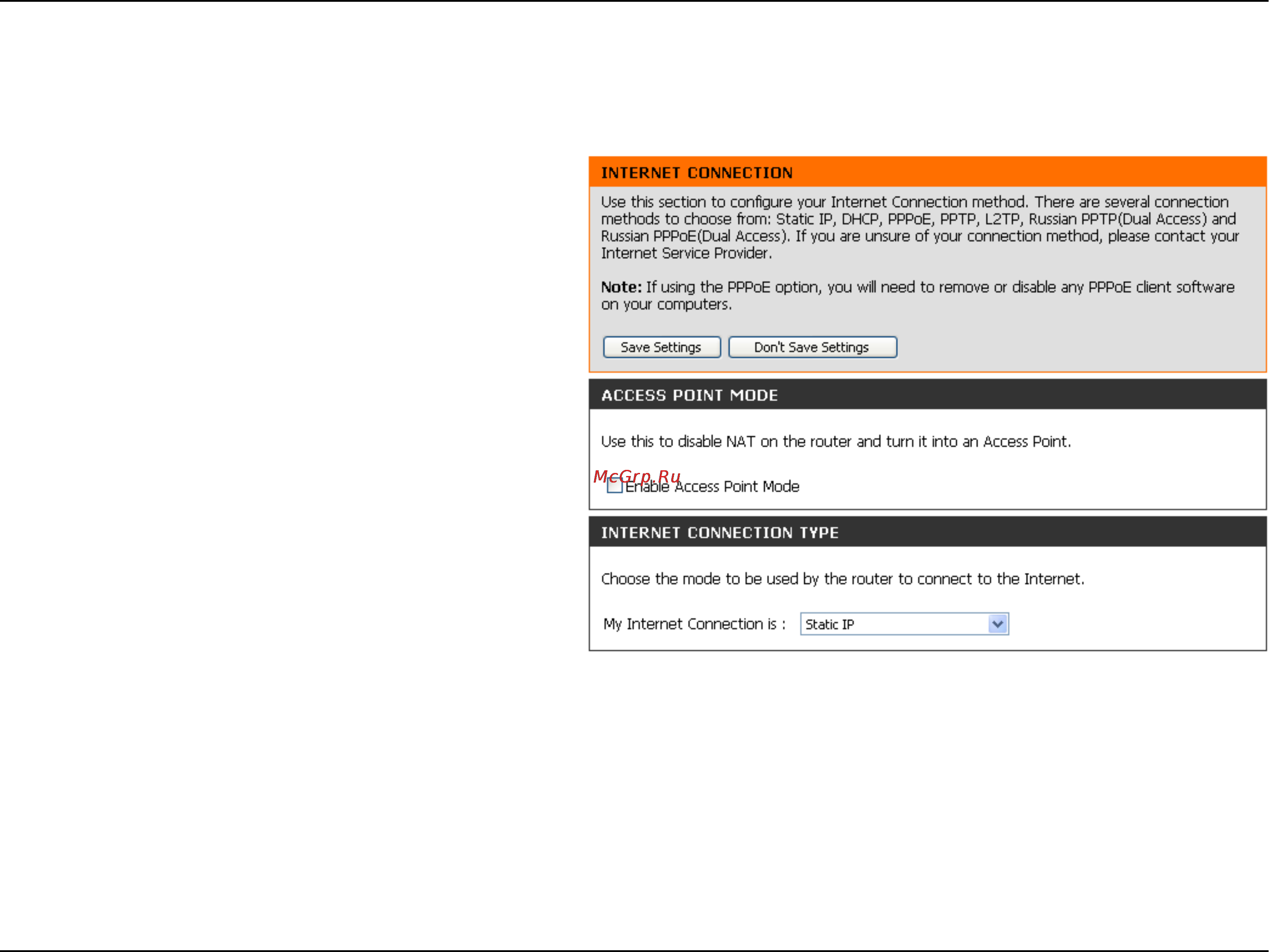 D-Link DIR-685 [40/149] Manual internet connection setup