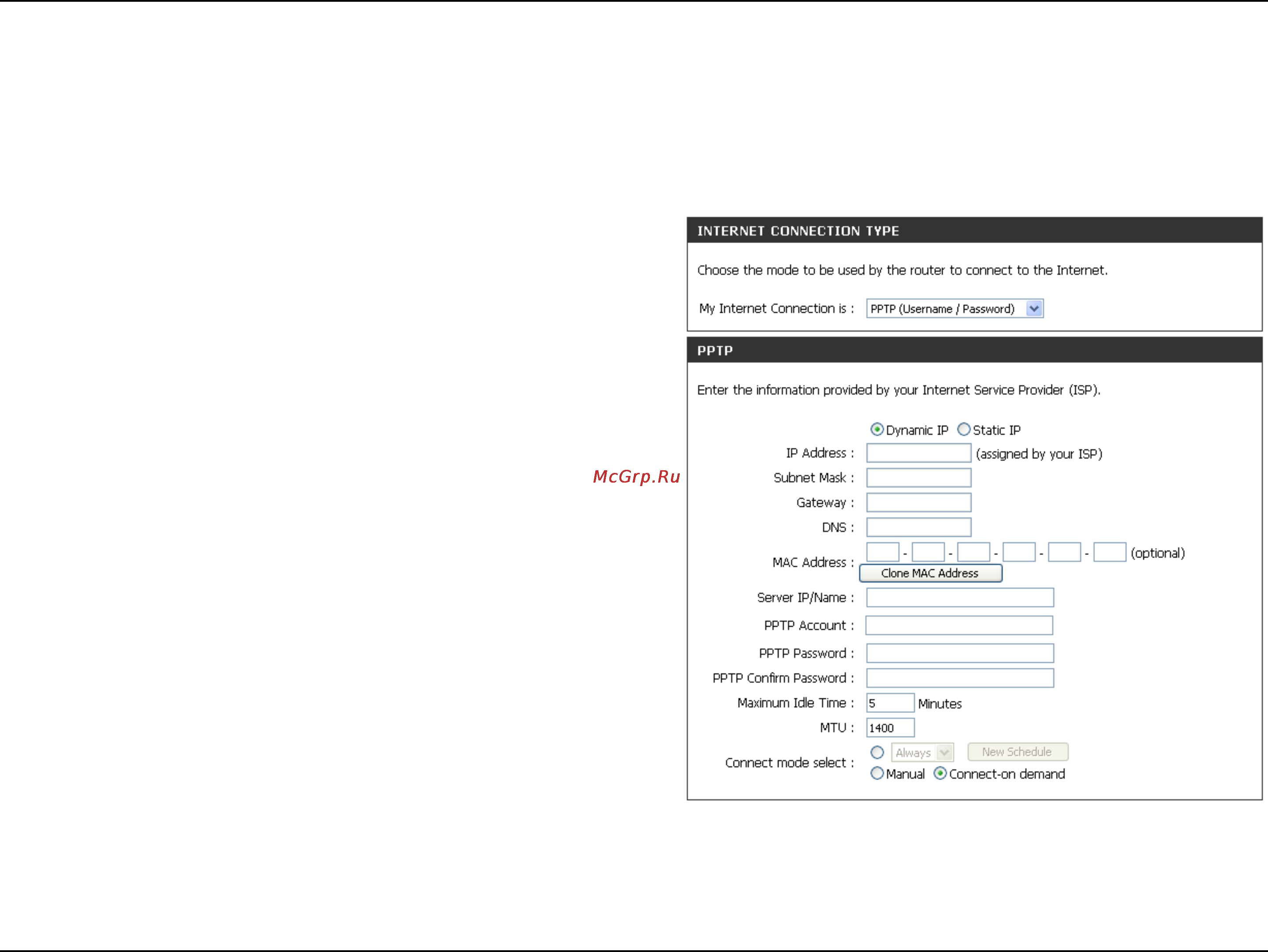 D-Link DIR-685 [45/149] Manual internet configuration