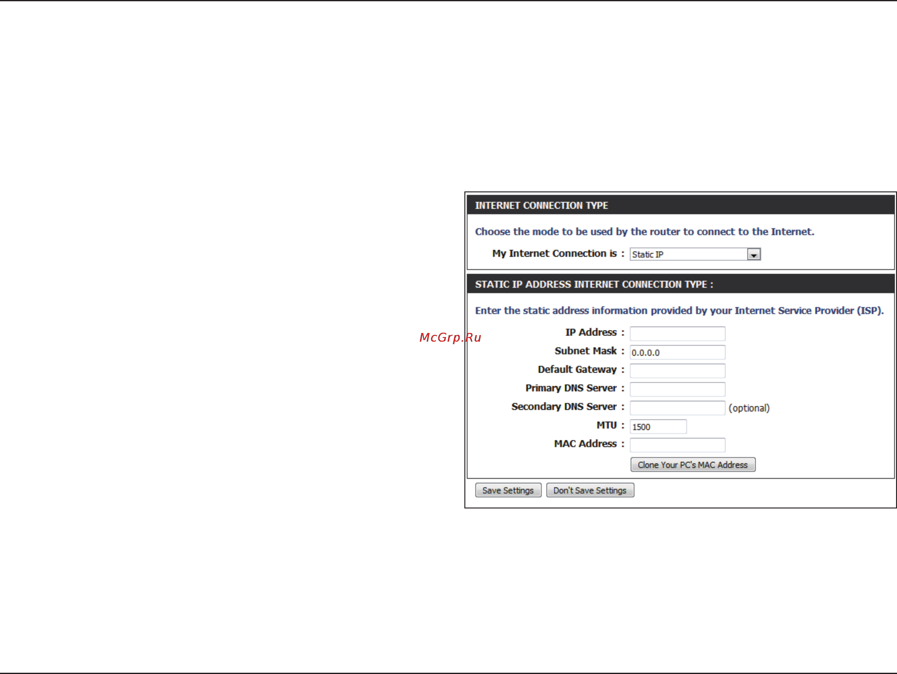 D-Link DIR-815 [29/123] Static ip
