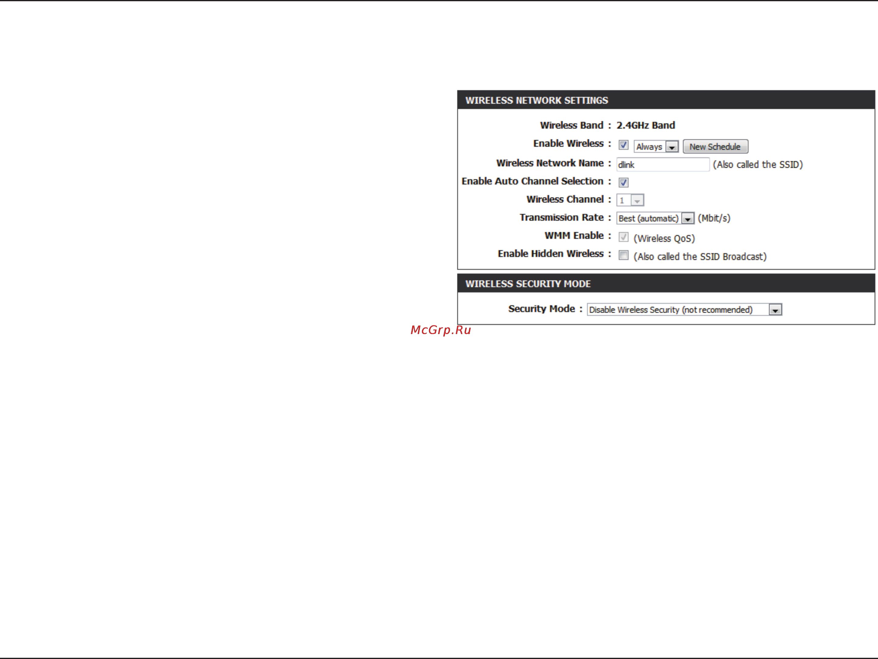 D-Link DIR-815 [42/123] Manual wireless settings