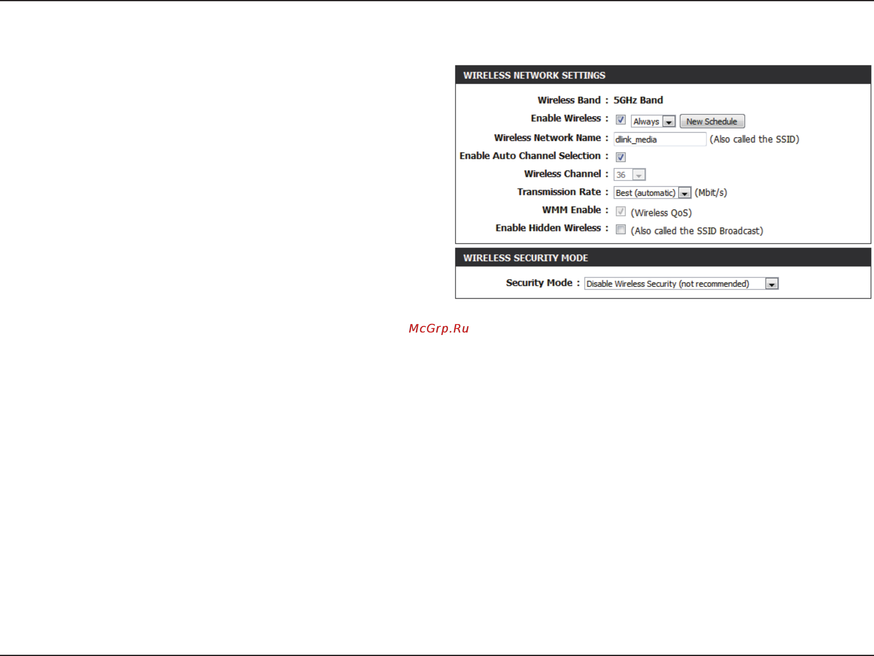 D-Link DIR-815 [43/123] 1n a 5ghz