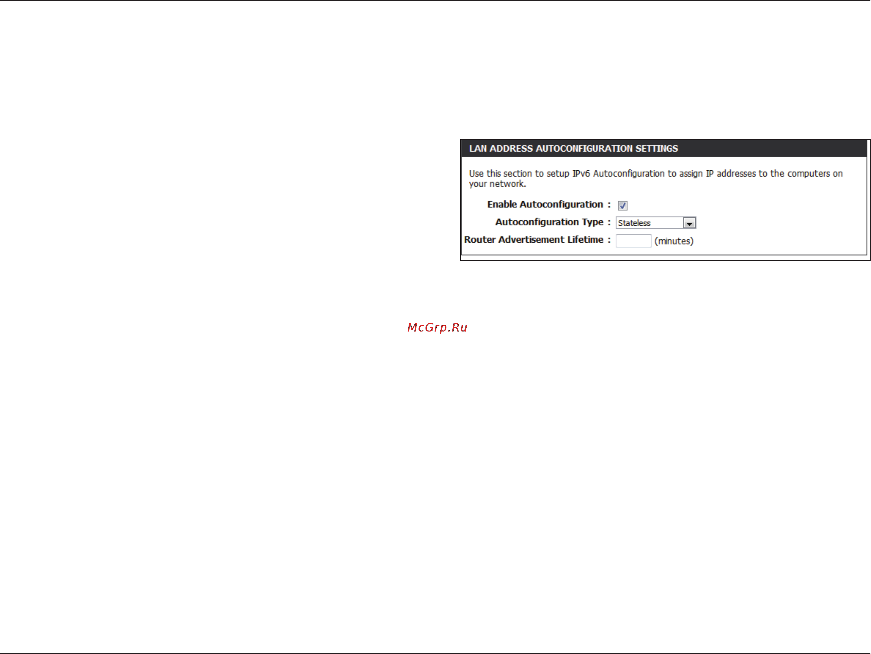 D-Link DIR-815 [66/123] Static ipv6 stateless