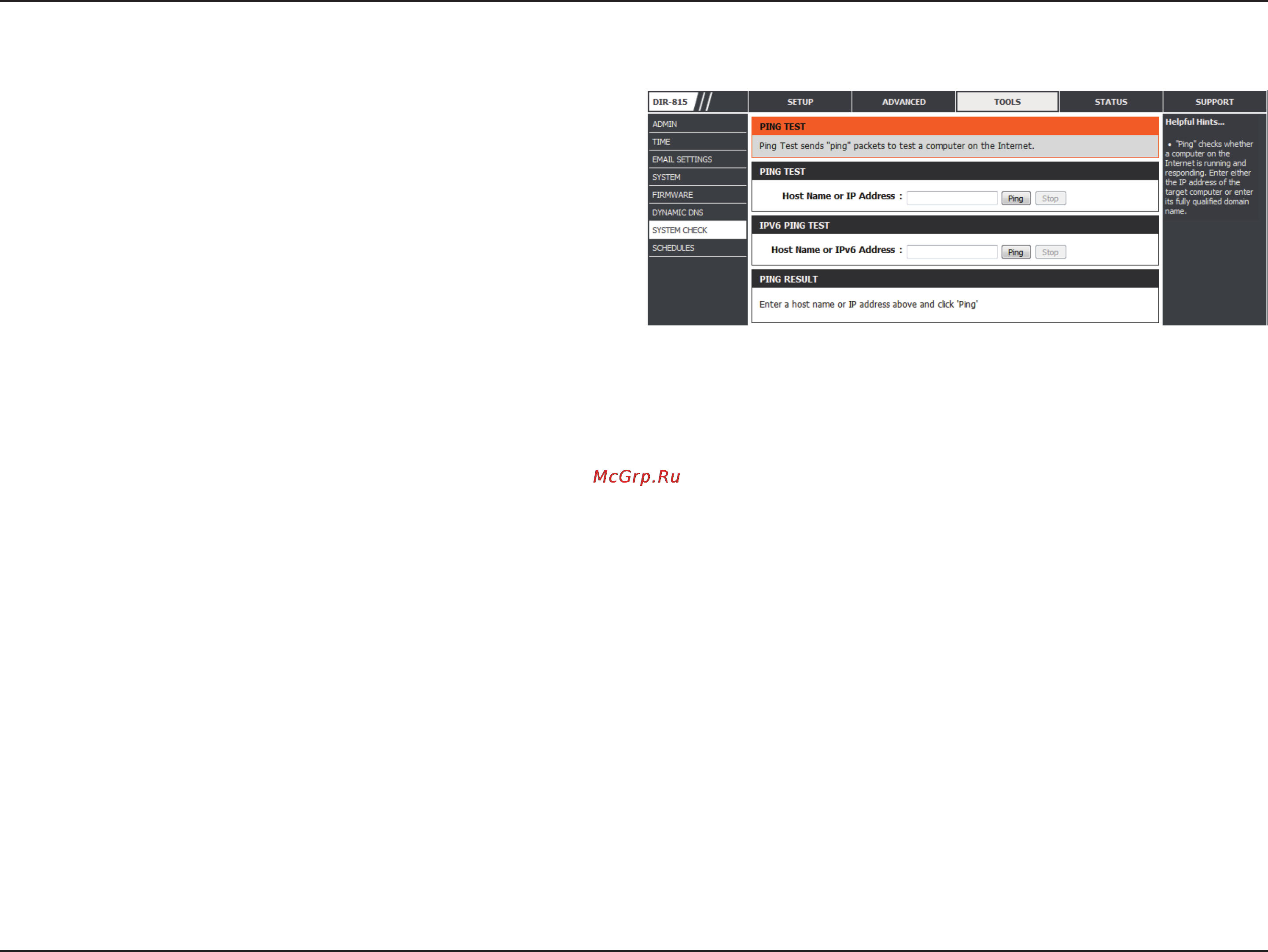 D-Link DIR-815 [82/123] System check