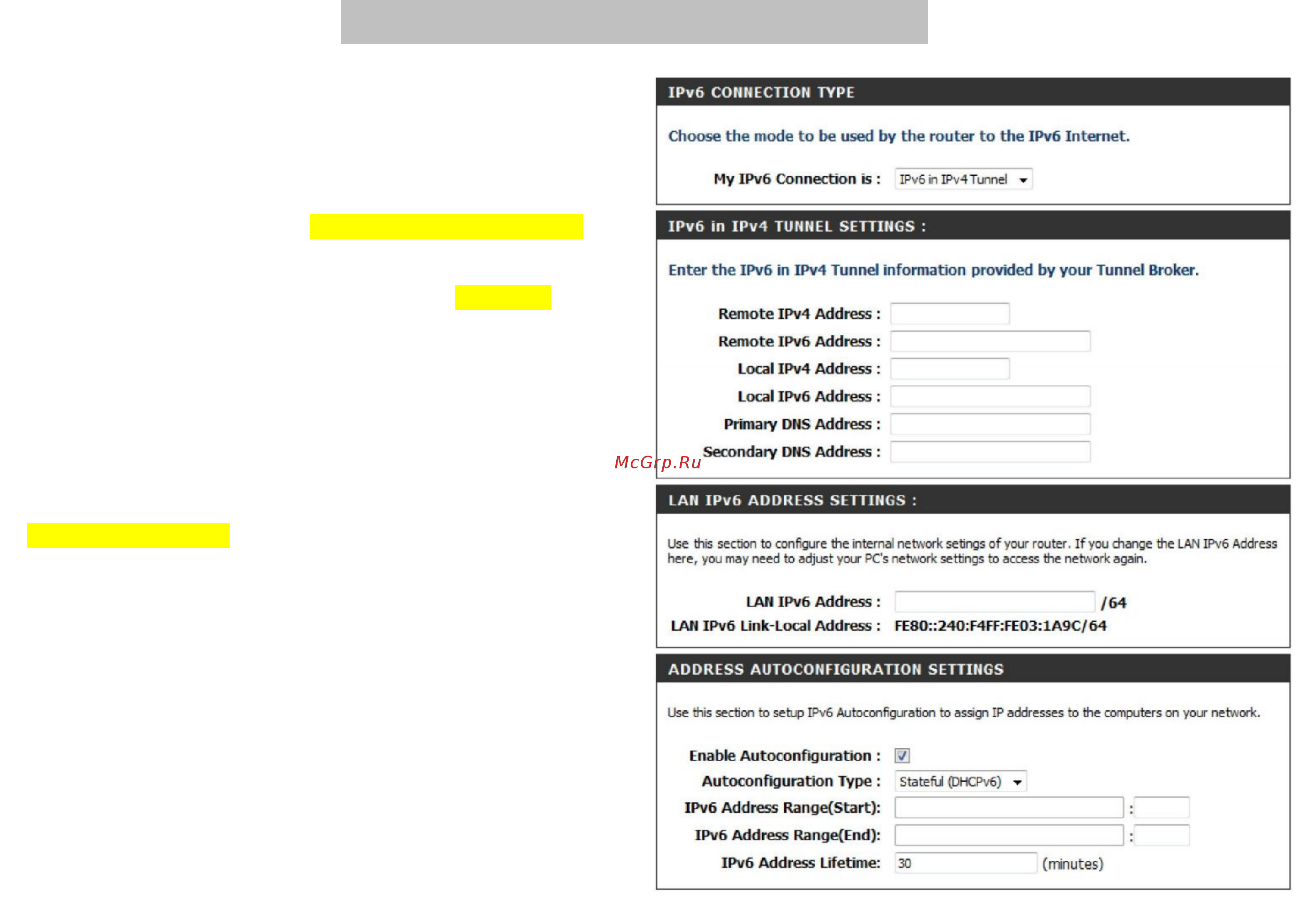 D-Link DIR-835 [71/113] Ipv6 in ipv4 tunneling stateful