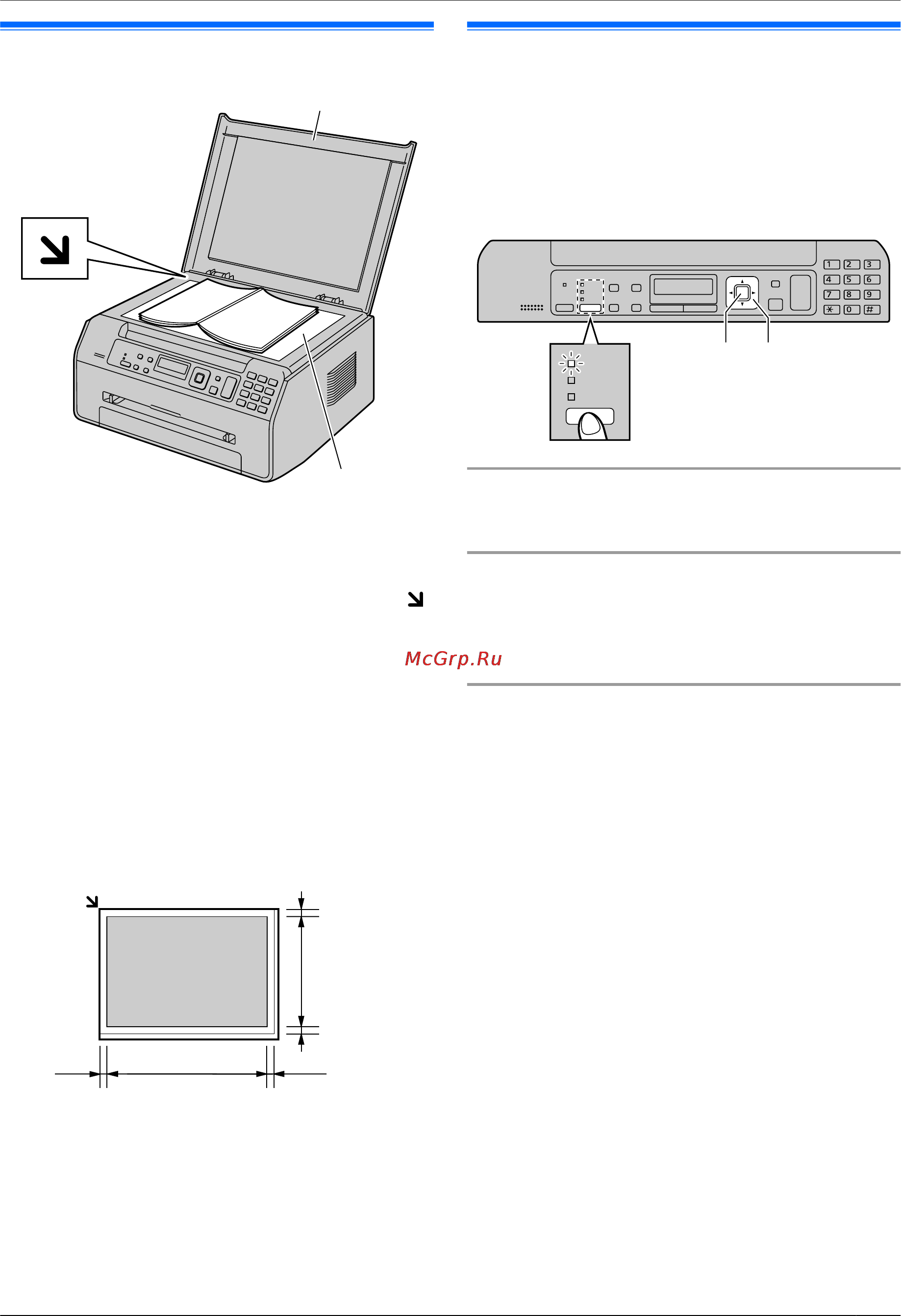 Panasonic KX-MB1500RUB [17/84] Установка исходного документа