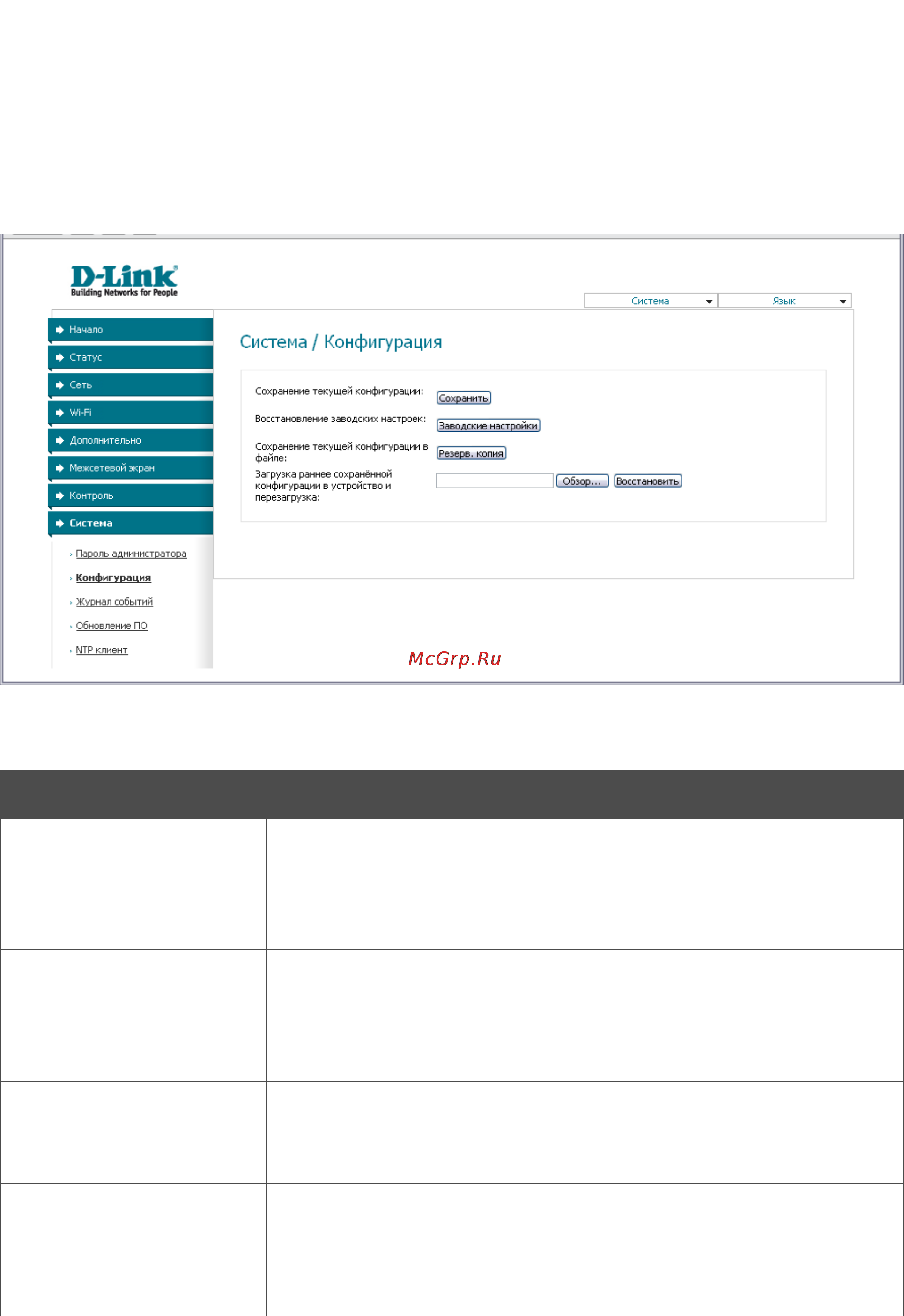 D-Link DSL-2600U/BRU/C [87/101] Конфигурация
