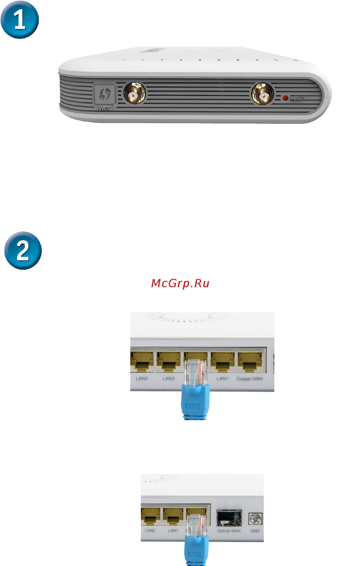 D-Link DVG-N5402FF [4/11] Установка устройства