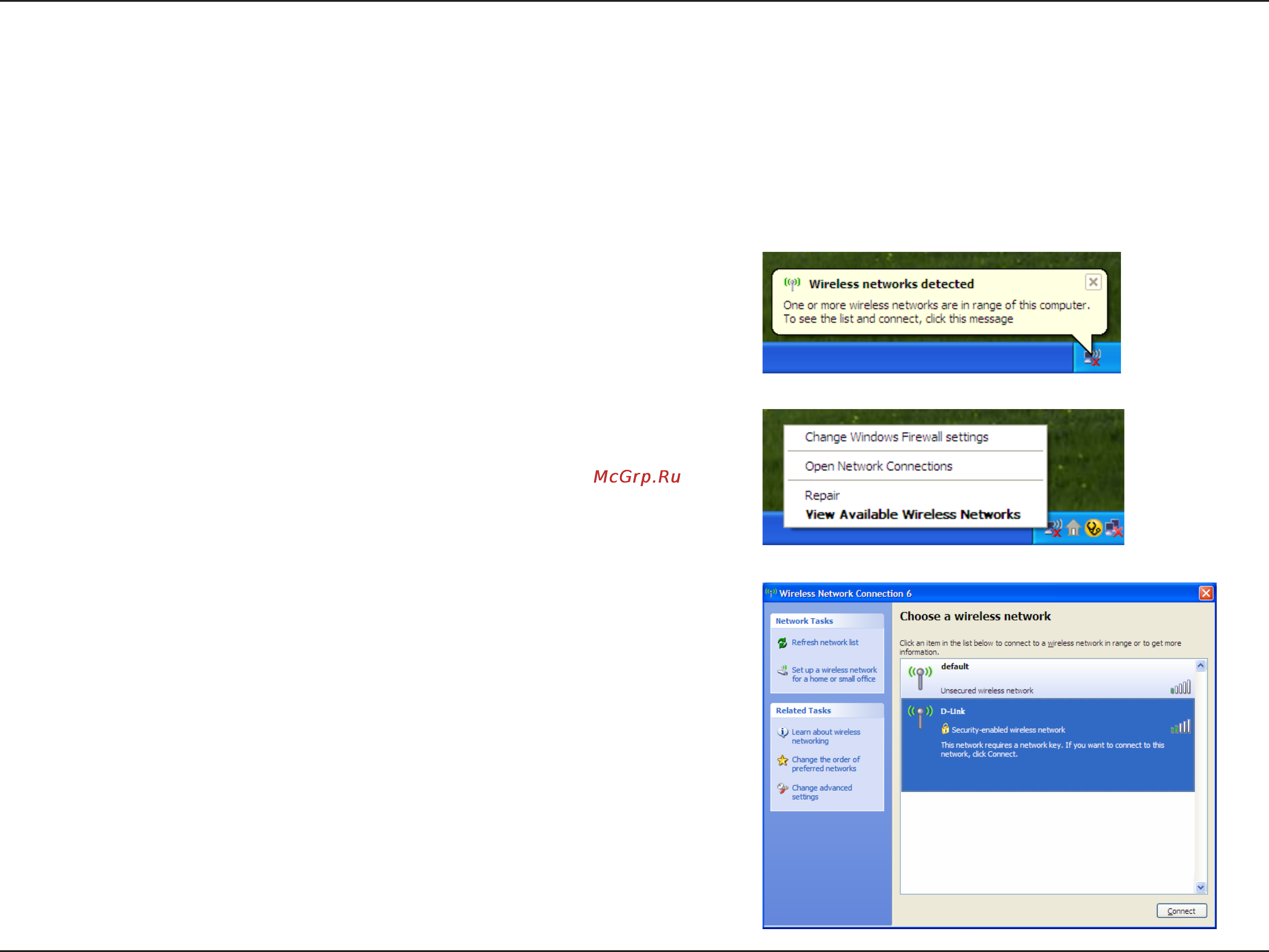 D-Link DWA-556 [22/56] Windows xp configuration utility