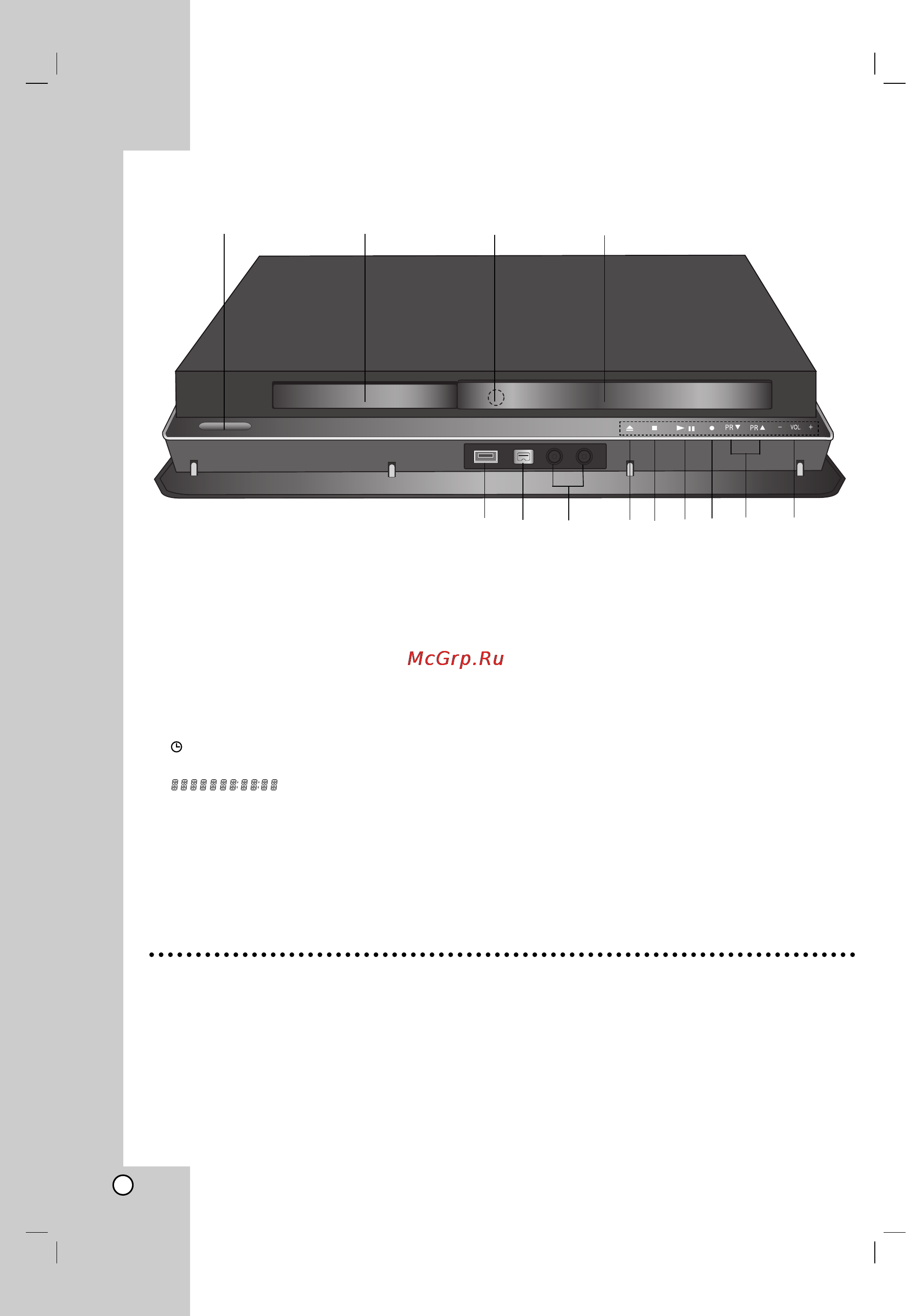 LG RKS-7000 [8/60] Передняя панель