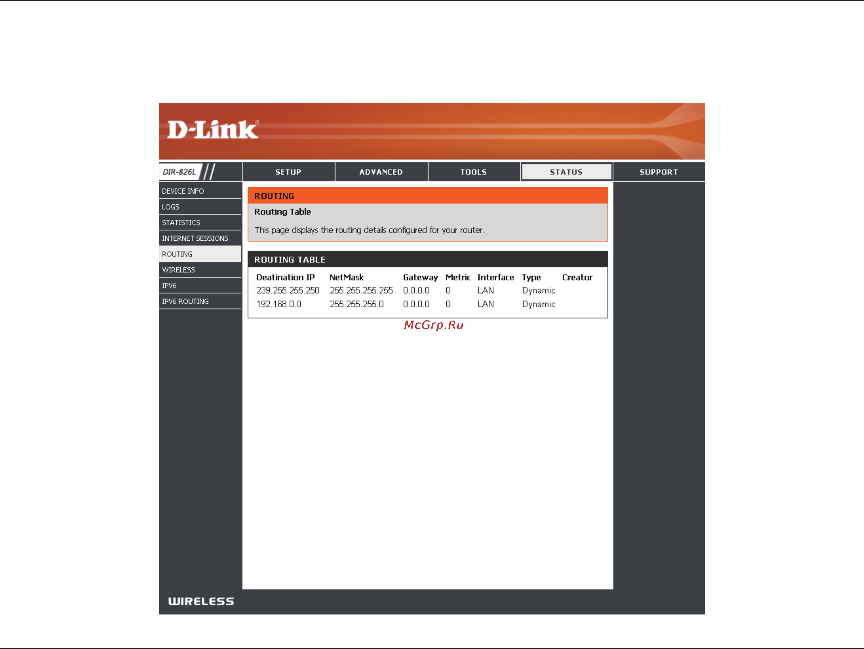 D-Link DIR-826L [108/142] Routing
